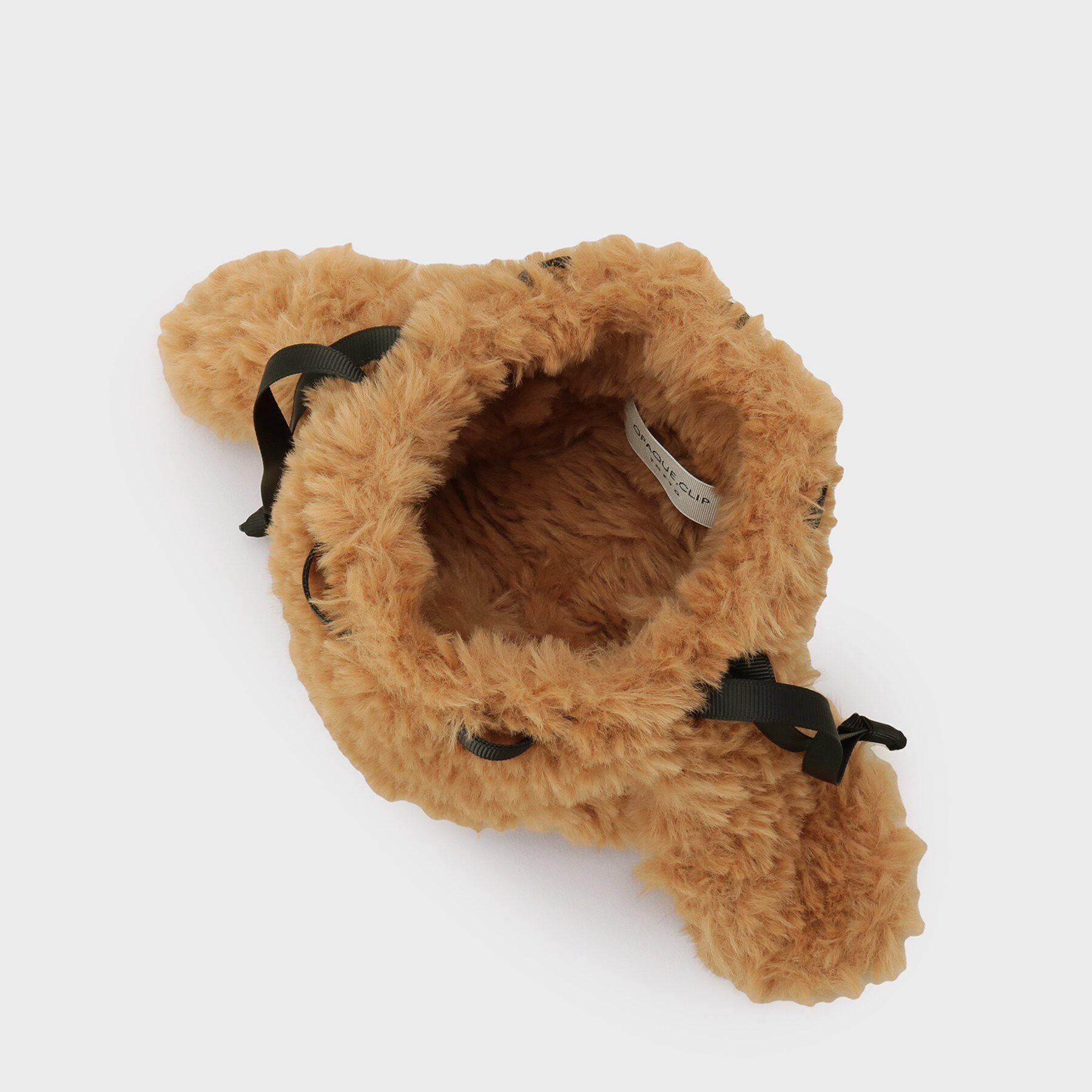 OPAQUE.CLIP「ふわふわアニマル巾着ポーチ」|ポーチ|