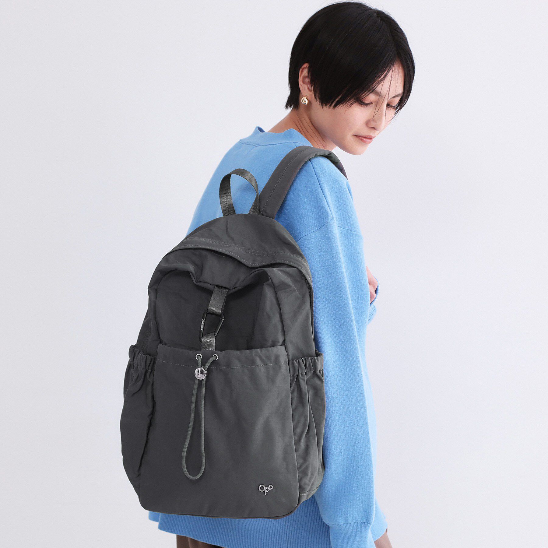 OPAQUE.CLIP「ドロストデザイン ポケットリュック」|リュック|
