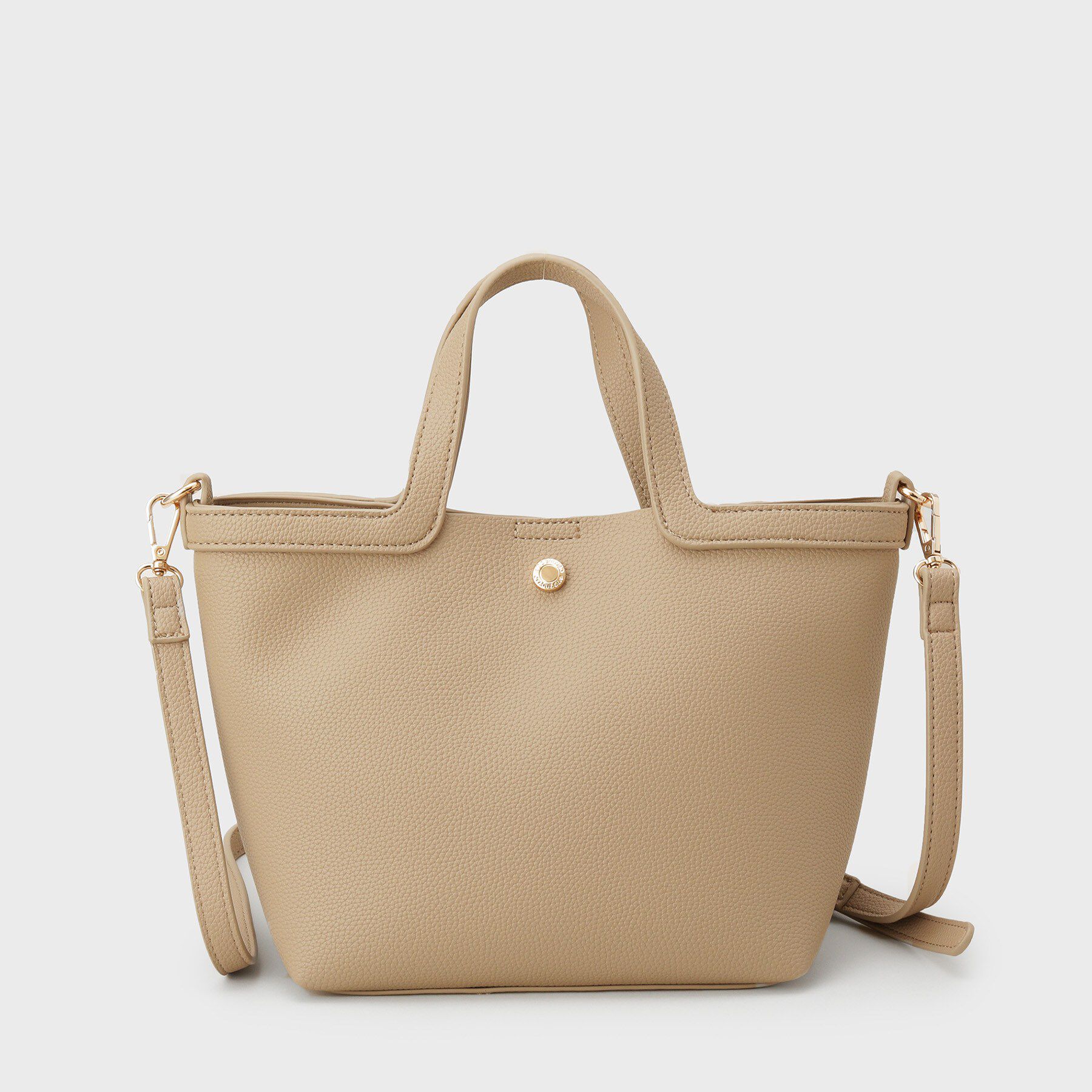 OPAQUE.CLIP「2WAY巾着付シュリンクミドルトート」|ショルダー・メッセンジャー|