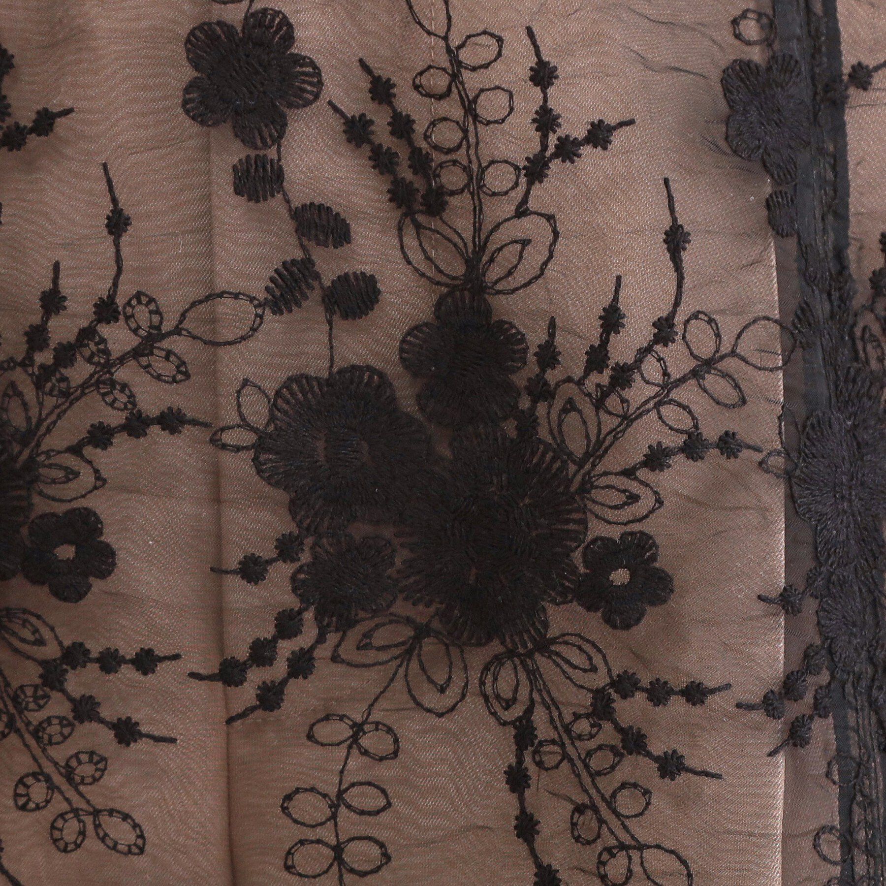 OPAQUE.CLIP「シアーレース刺繍レイヤードスカート【洗濯機OK】」|スカート|