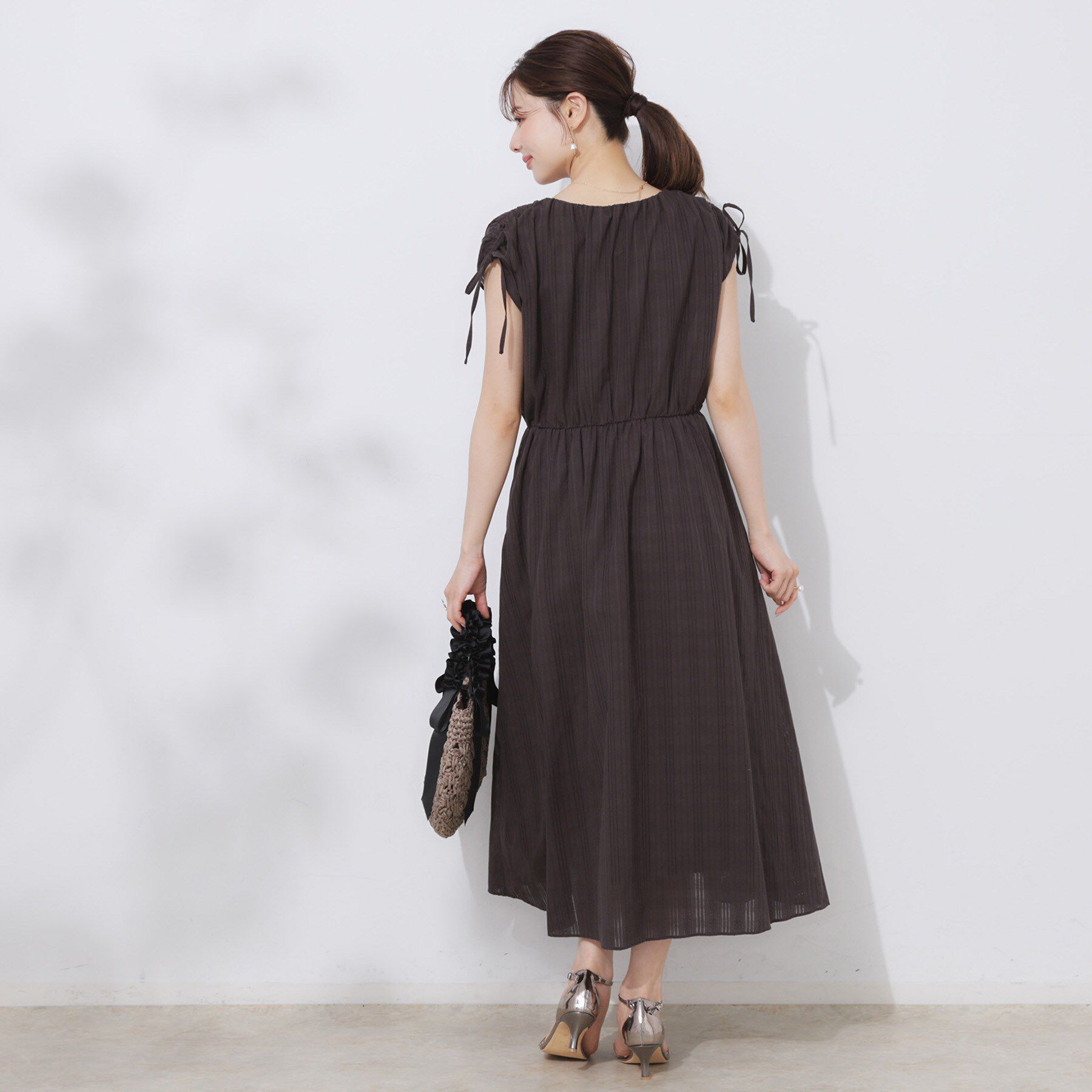 Couture broach「【大人可愛い】カラミチェック サマードレス」|ワンピース|