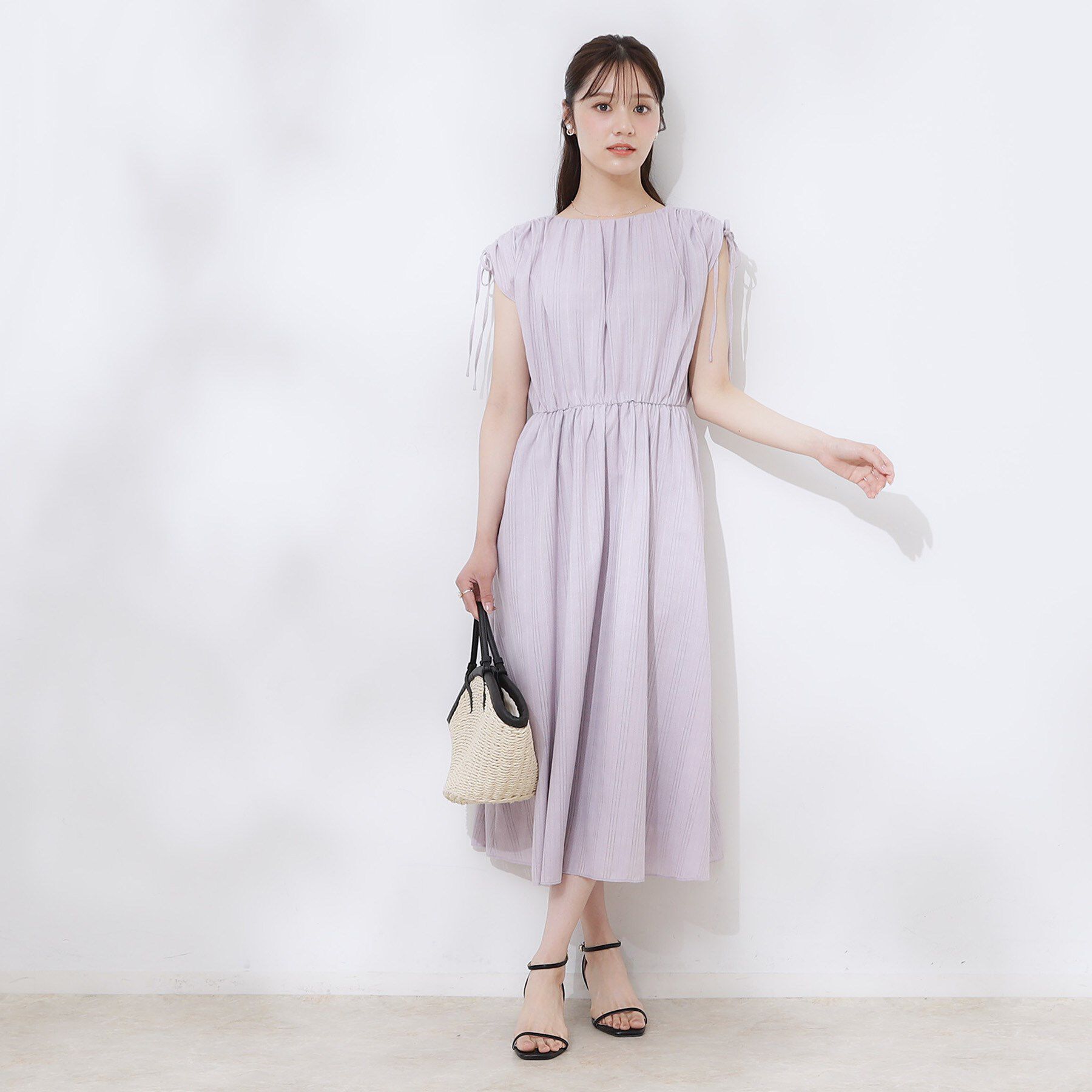 Couture broach「【大人可愛い】カラミチェック サマードレス」|ワンピース|