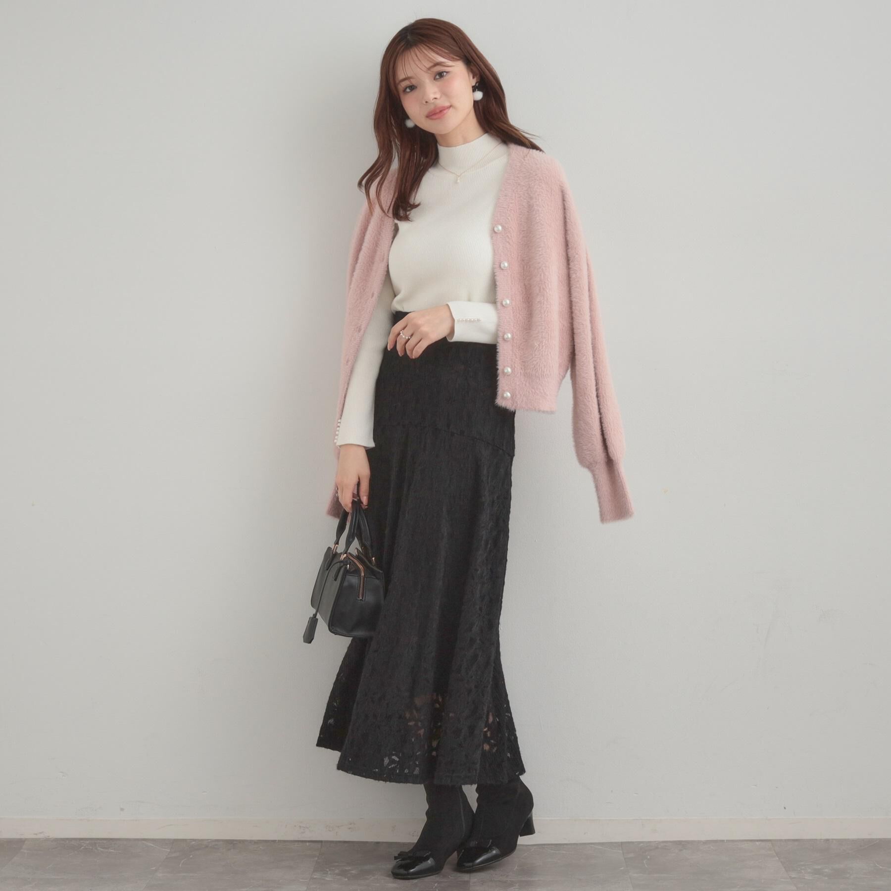 Couture broach「【ふわふわ/前後2WAY】フェザーカーディトップス」|カーディガン|