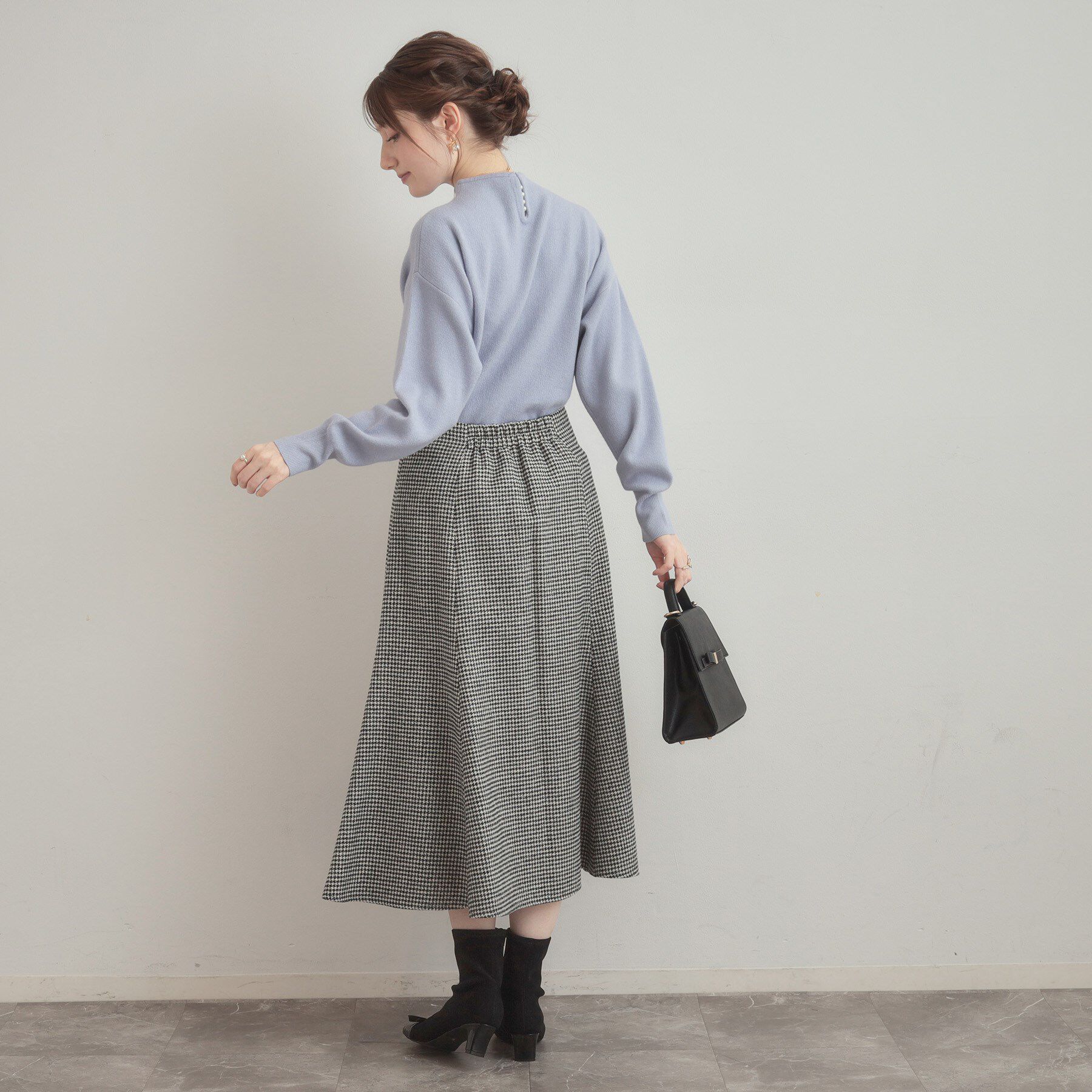 Couture broach「【ゆるふわ・通勤】リッシュアンゴラ バックパール調ニット」|ニット・セーター|