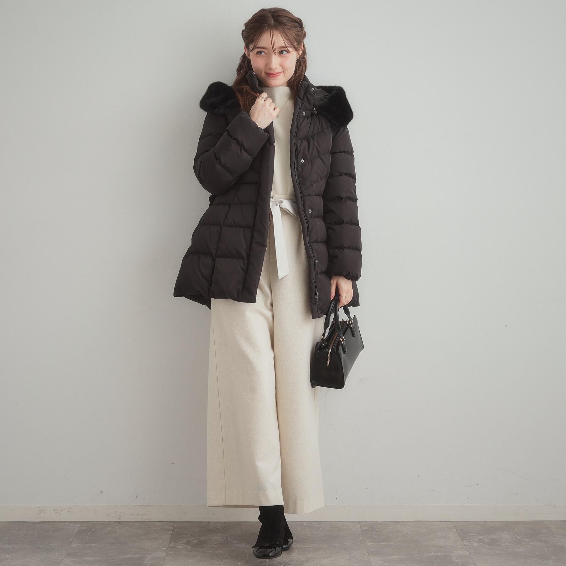 Couture broach「【上品華やか・通勤】ラメツイード ワイドパンツ」|その他|