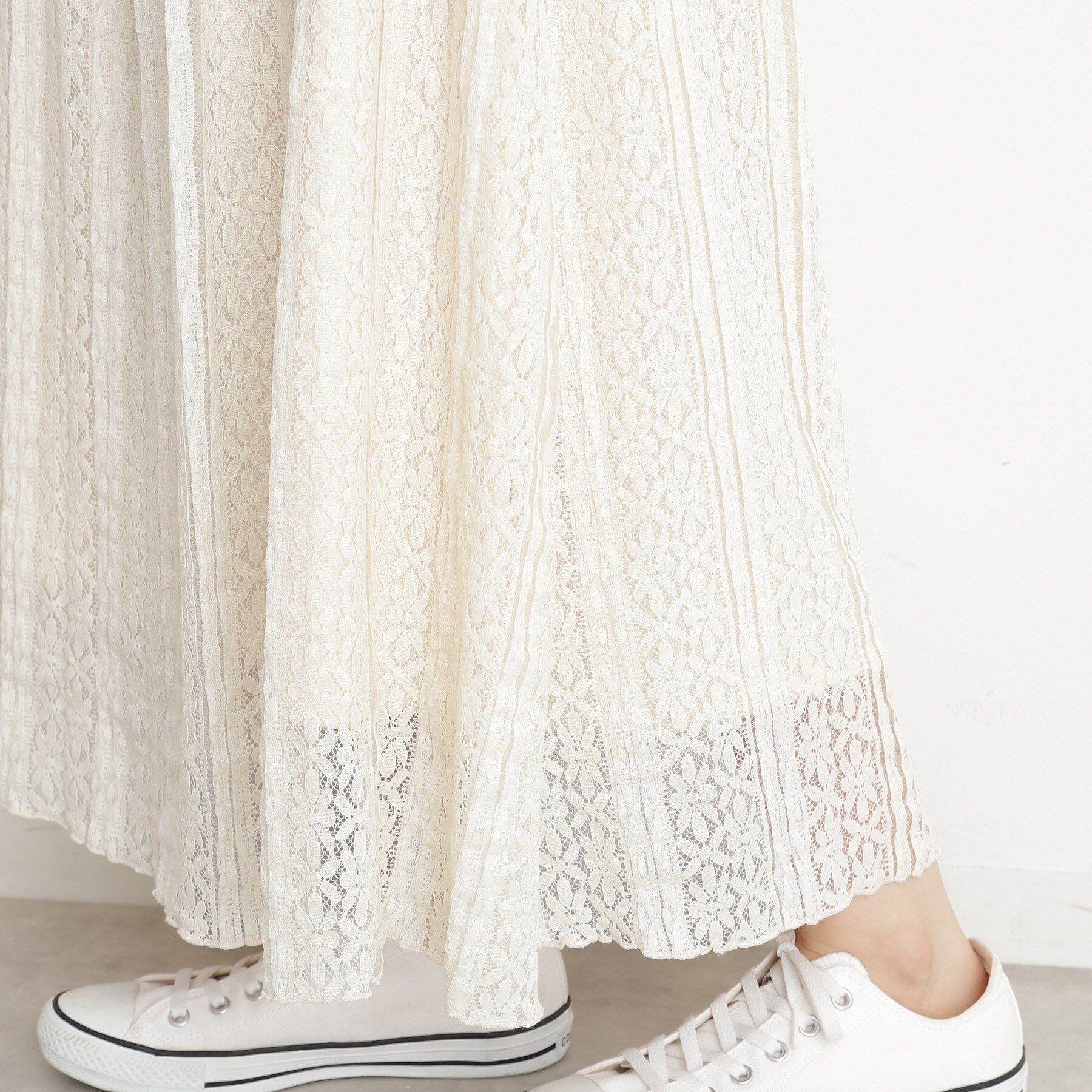 THE SHOP TK「レーススカート【洗える】」|スカート|