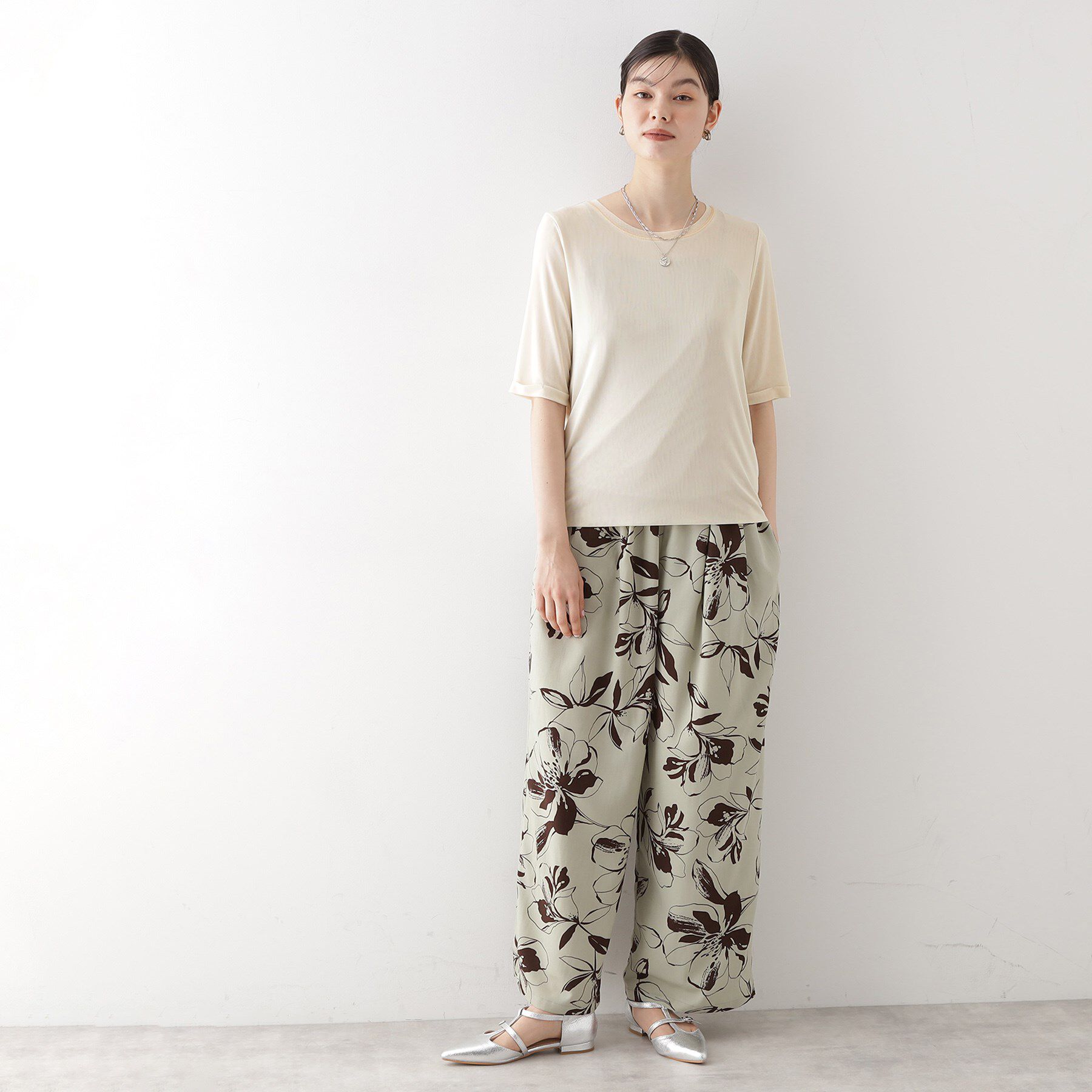 THE SHOP TK「シアーチュールプルオーバー【洗濯機OK】」|Tシャツ・カットソー|