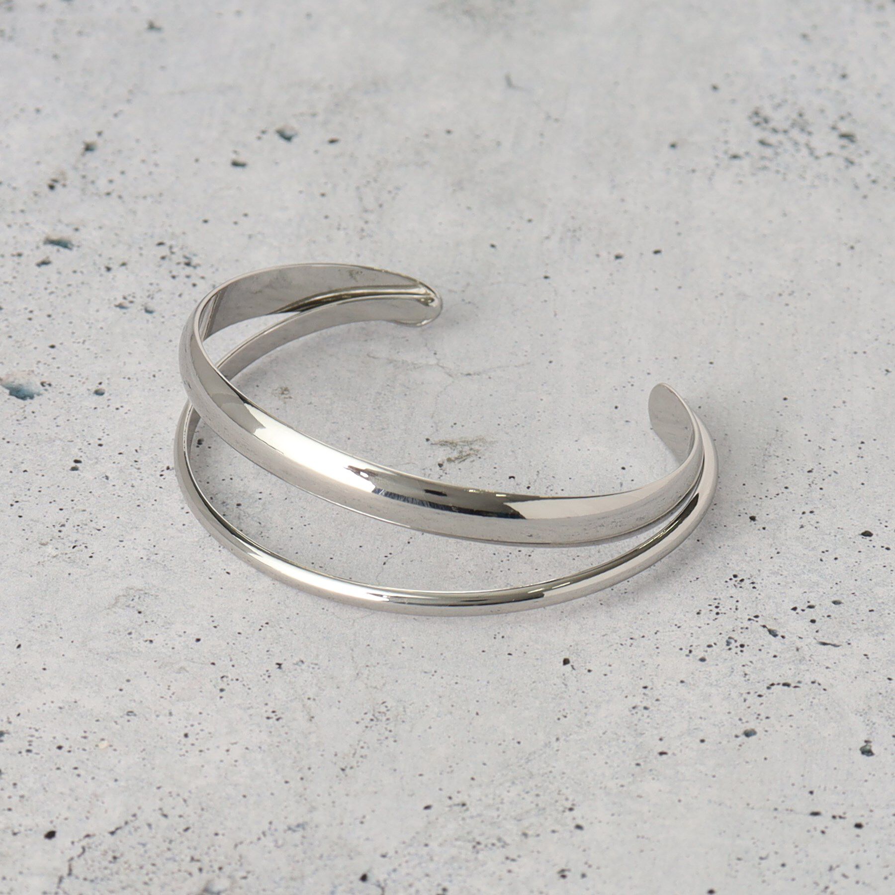 THE SHOP TK「ダブルラインバングル」|ブレスレット・バングル|シルバー(006)