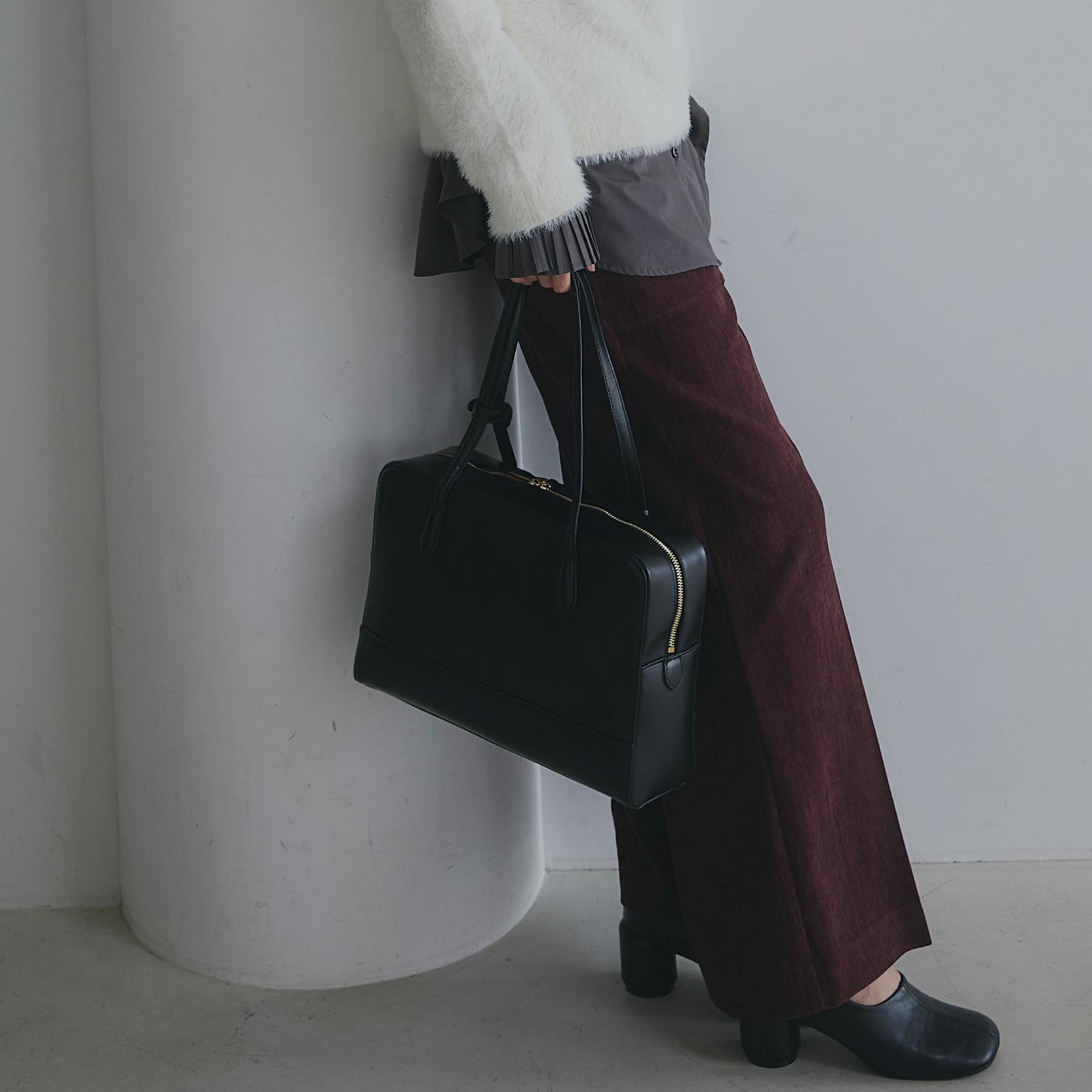 THE SHOP TK「スクエアボストンバッグ」|ボストンバッグ|