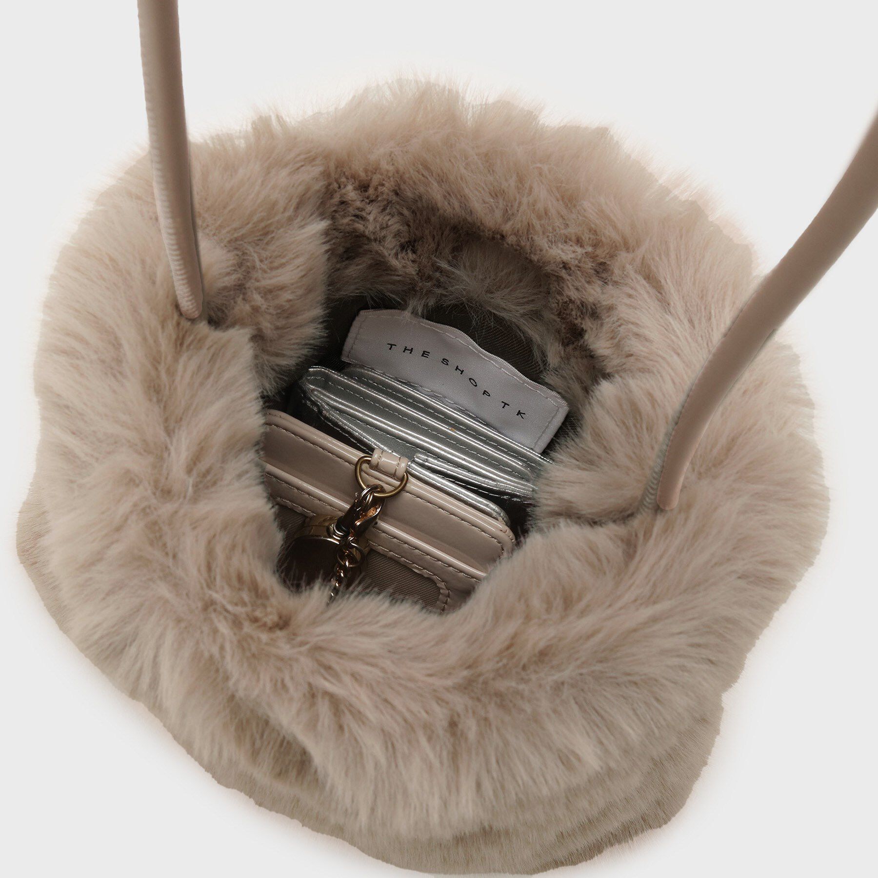 THE SHOP TK「フェイクファーショルダーミニバッグ」|ショルダー・メッセンジャー|