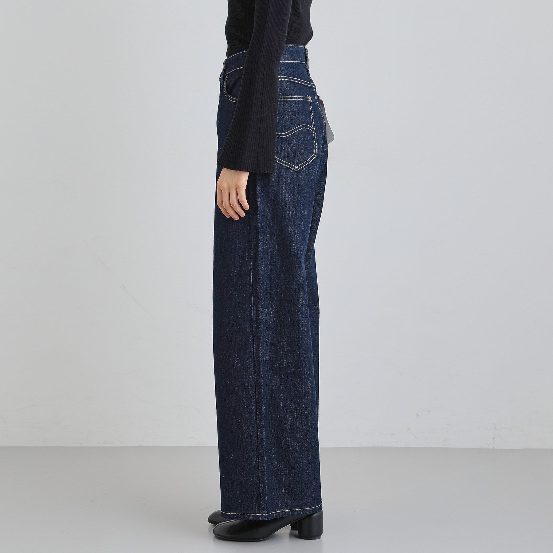 THE SHOP TK「【Lee】デニムワイドパンツ」|デニム|