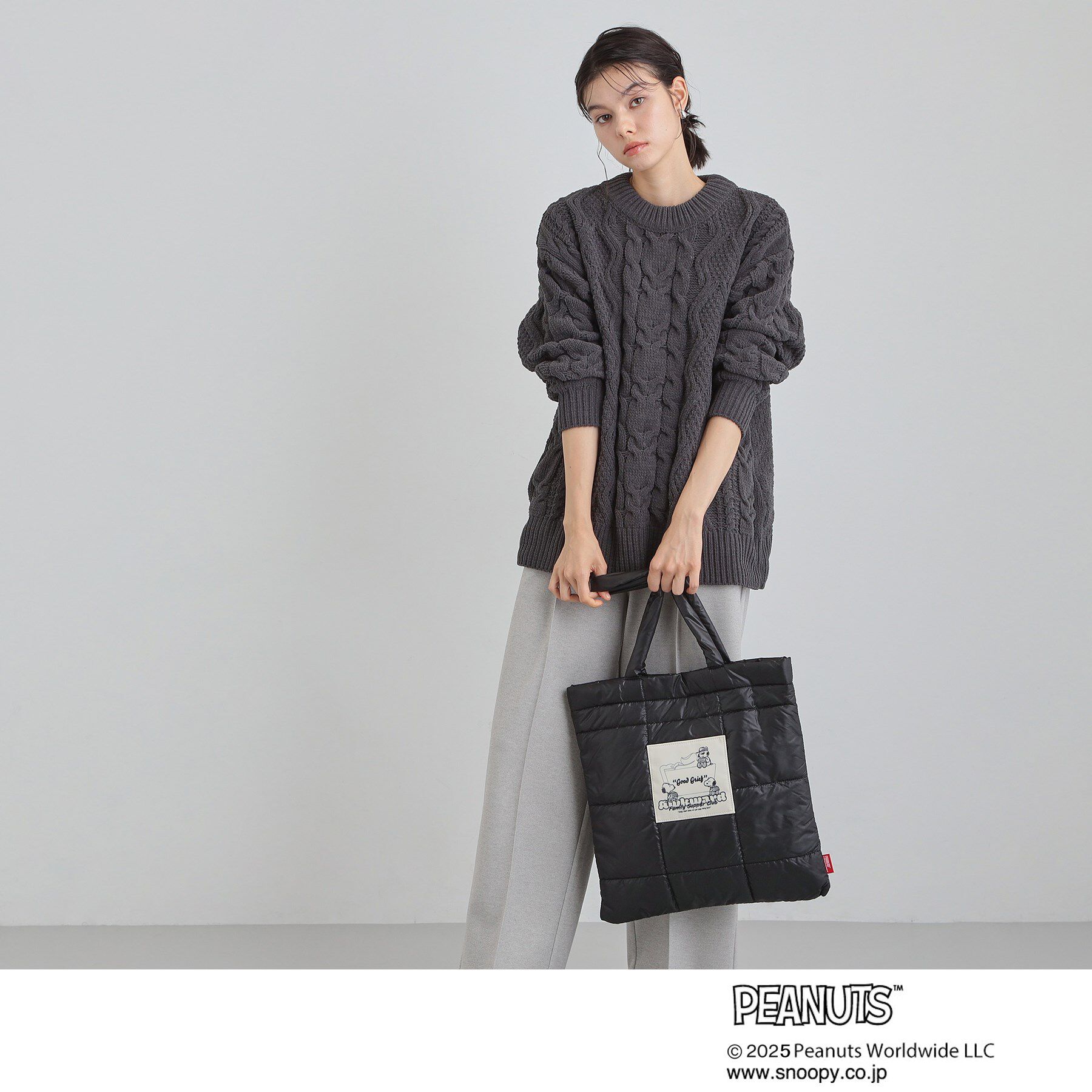 THE SHOP TK「PEANUTS/ピーナッツ キルトトートバッグ」|トートバッグ|