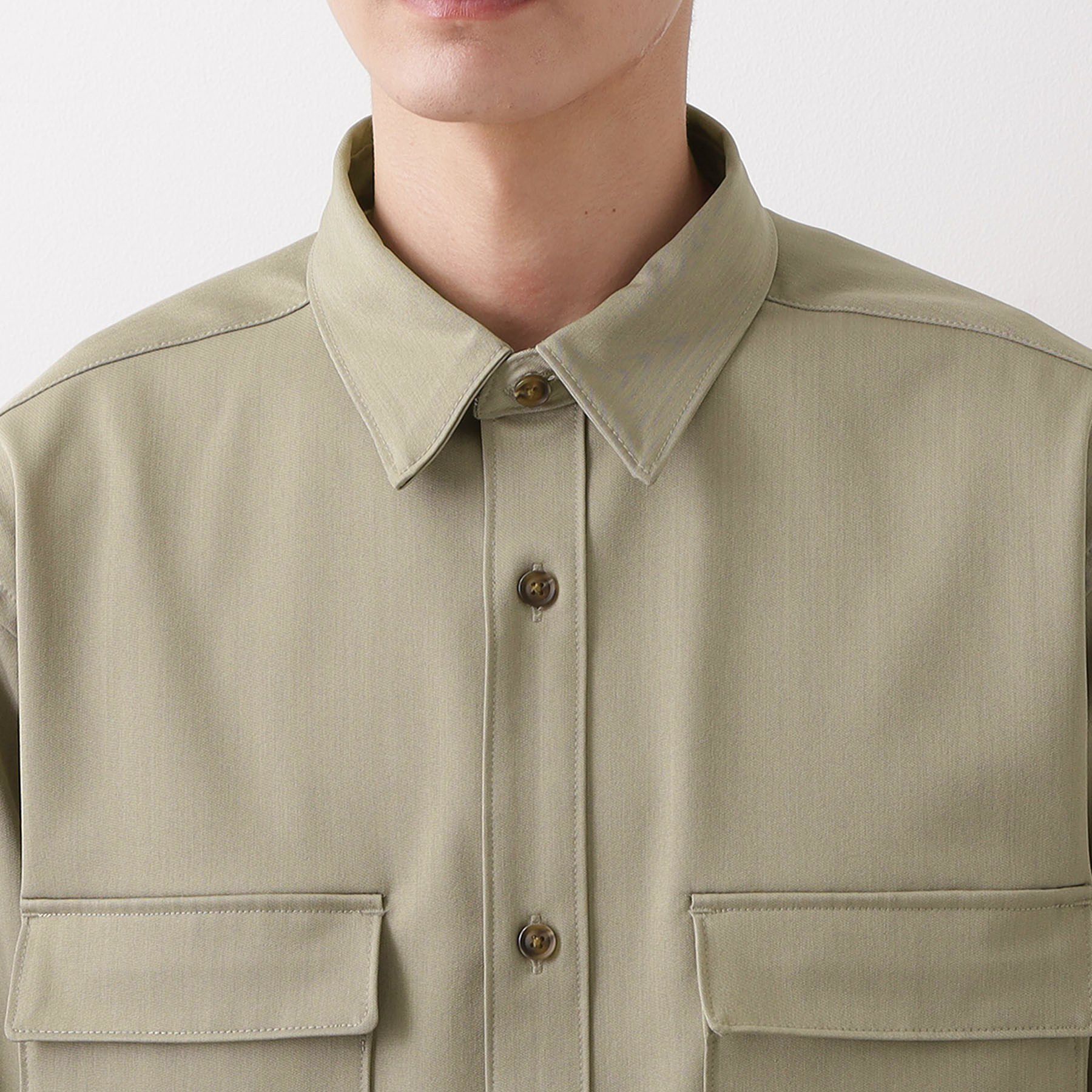 THE SHOP TK「FLEX LINE  カバーオール　ストレッチ/防シワ/マシンウォッシャブル/セットアップ可」|シャツ・ブラウス|