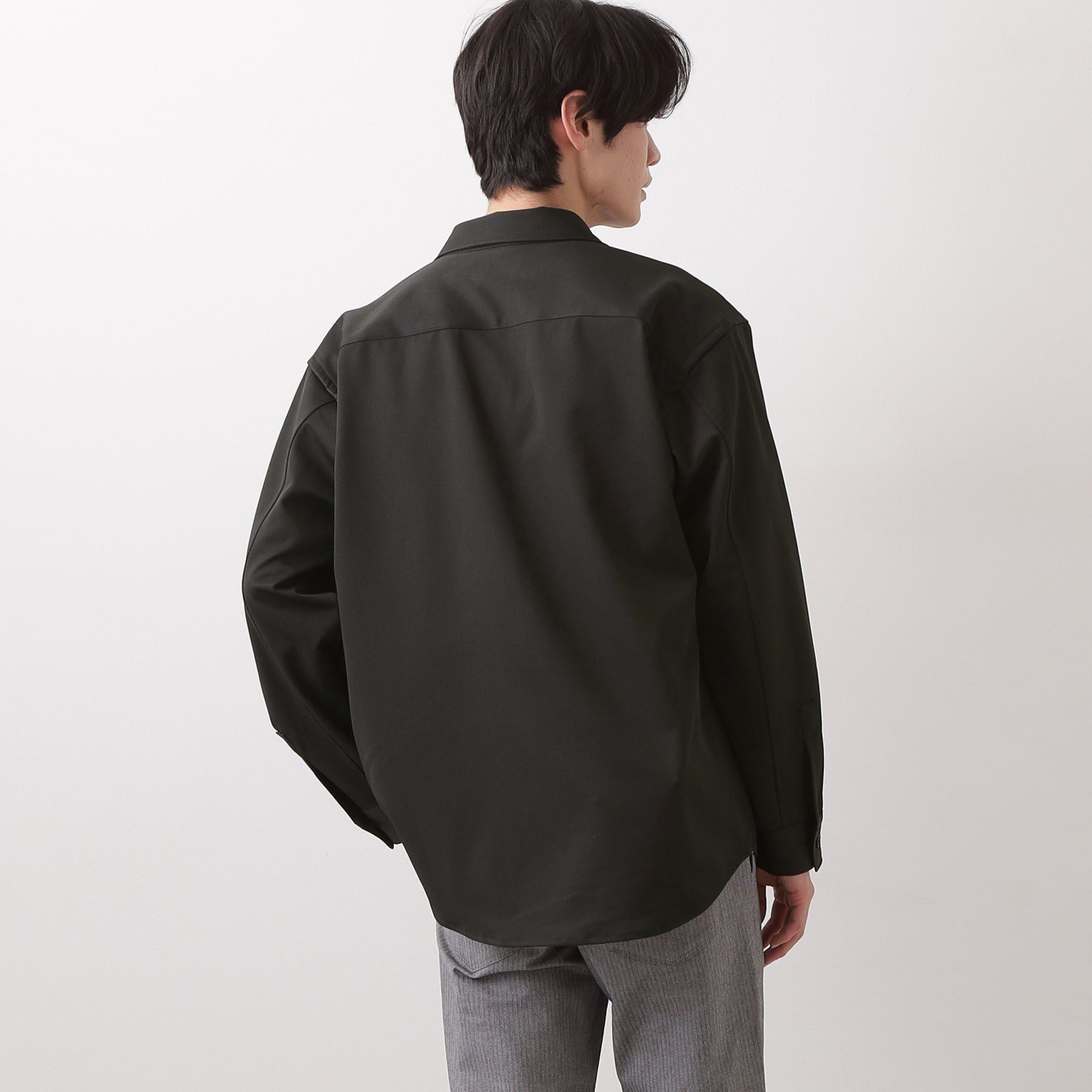 THE SHOP TK「FLEX LINE  カバーオール　ストレッチ/防シワ/マシンウォッシャブル/セットアップ可」|シャツ・ブラウス|