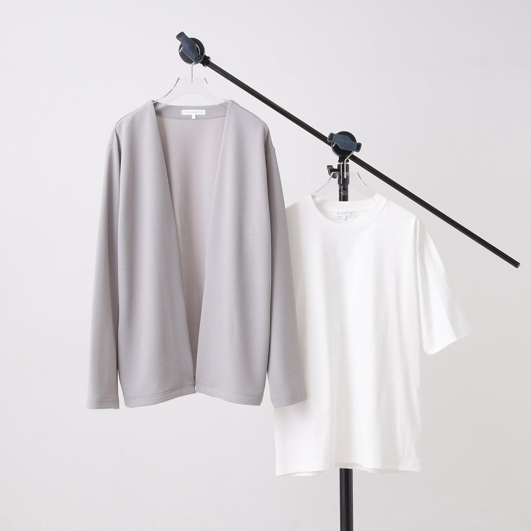 THE SHOP TK「カーディガン＋半袖Tシャツ セットアイテム 洗濯機OK」|カーディガン|