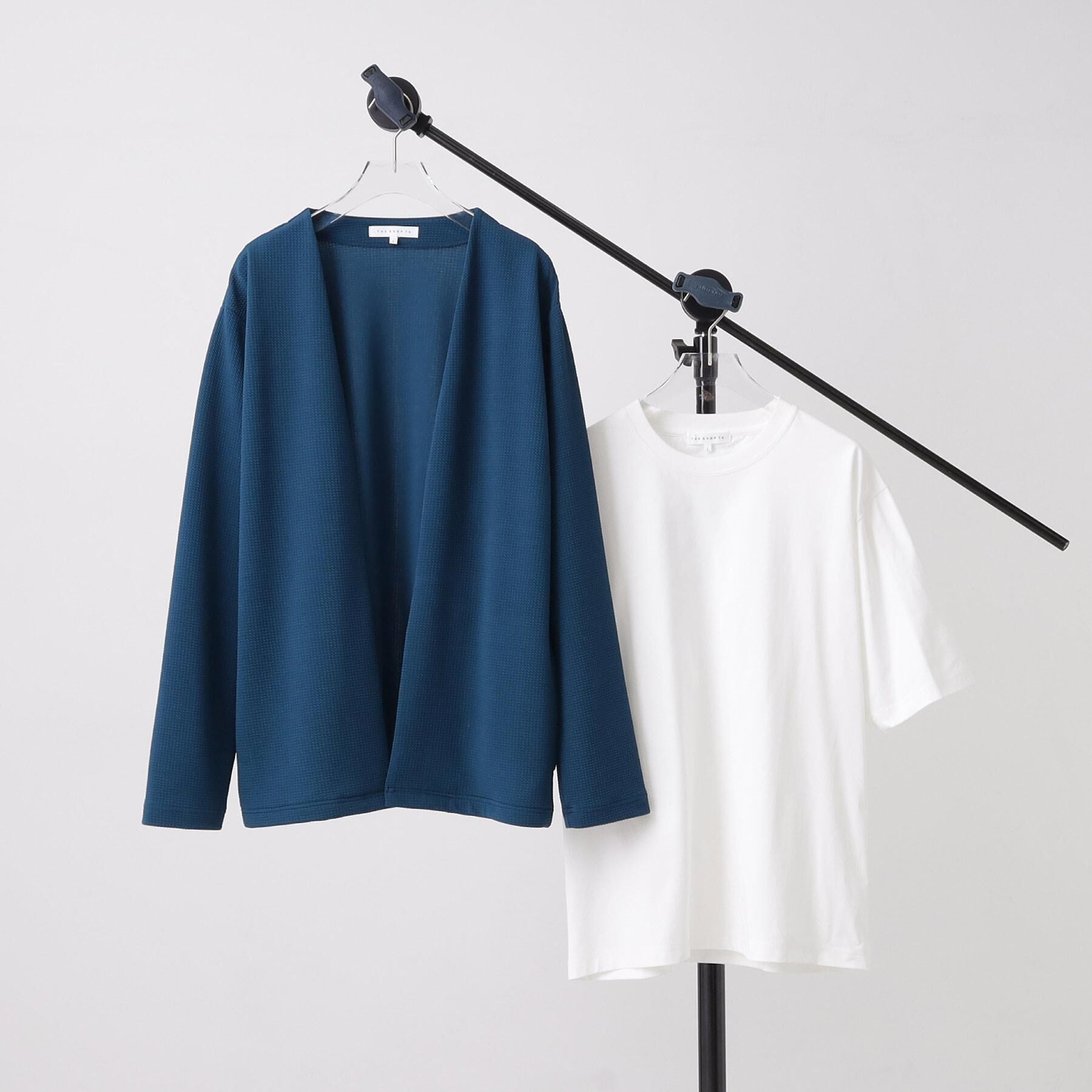 THE SHOP TK「カーディガン＋半袖Tシャツ セットアイテム 洗濯機OK」|カーディガン|