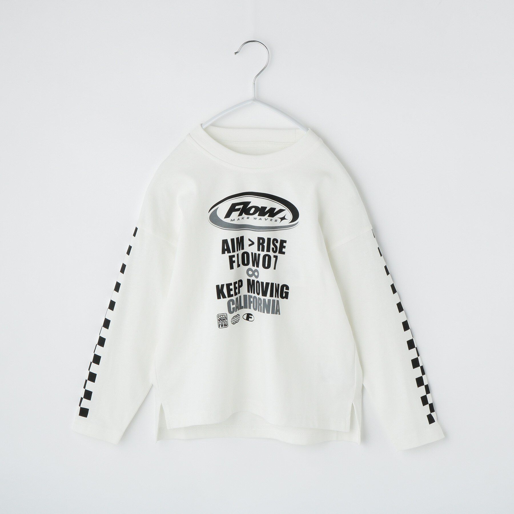 THE SHOP TK「【110-160】長袖プリントアソートT」|Tシャツ・カットソー|オフホワイト(003