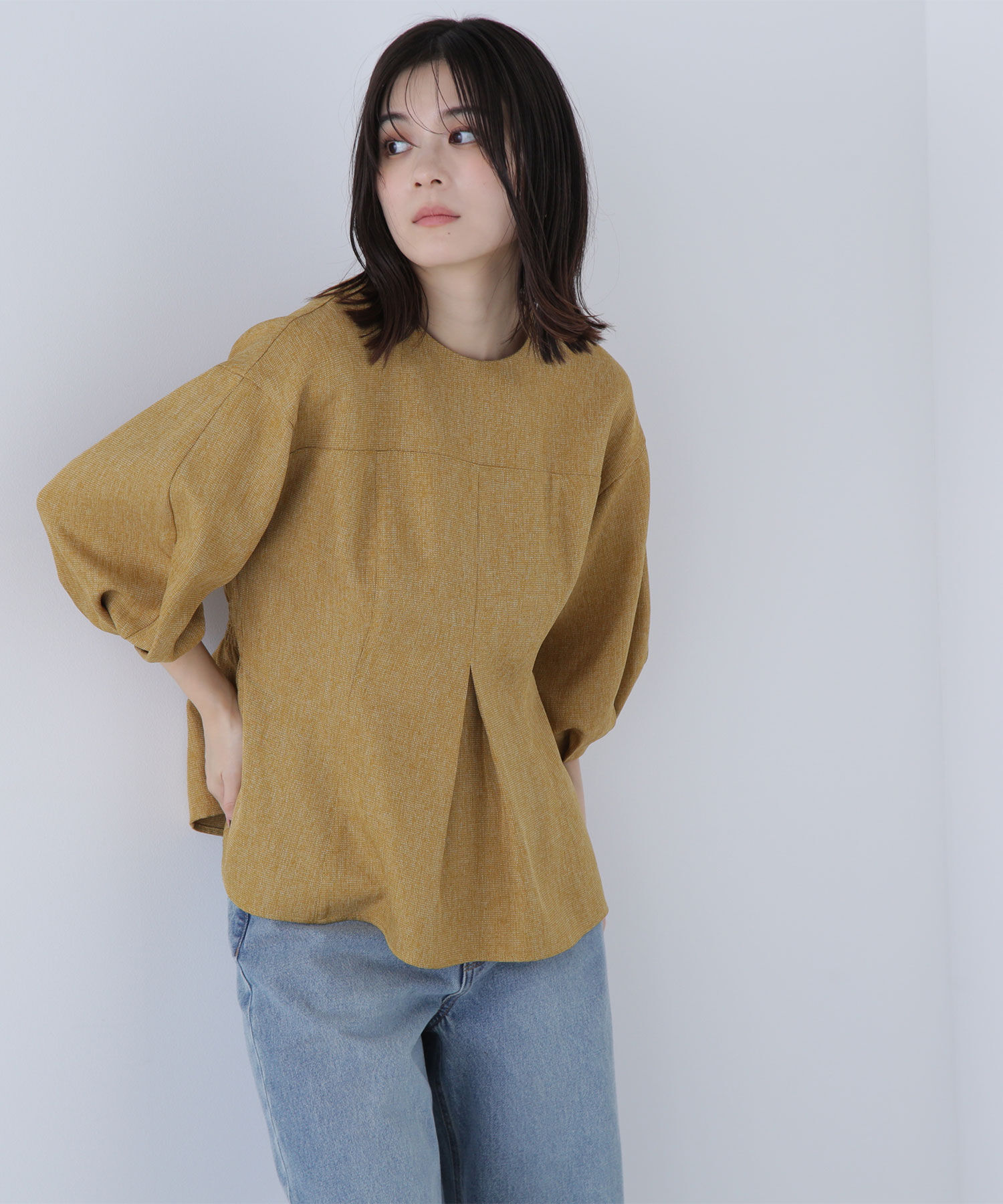  「ペプラムフォルムブラウス」|シャツ・ブラウス|