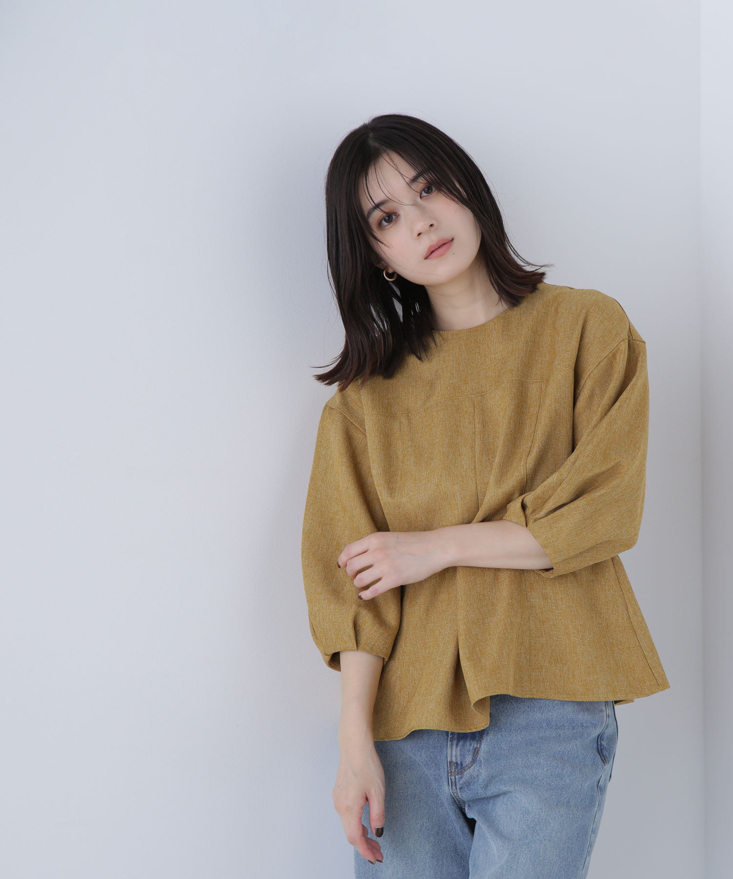  「ペプラムフォルムブラウス」|シャツ・ブラウス|