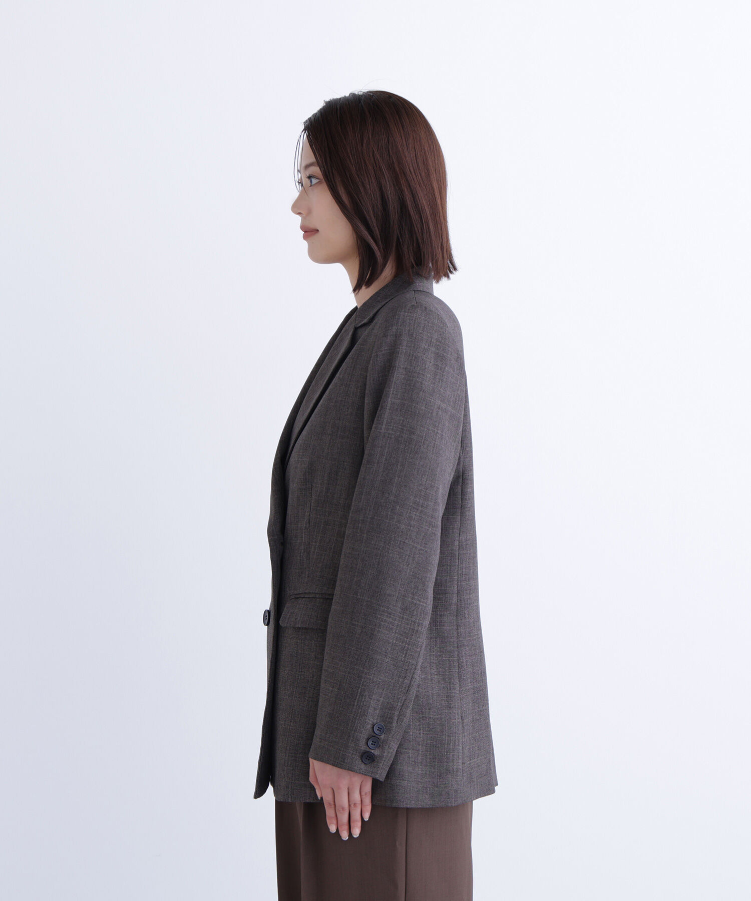  「シャークスキン SETUPダブルブレストジャケット」|その他|