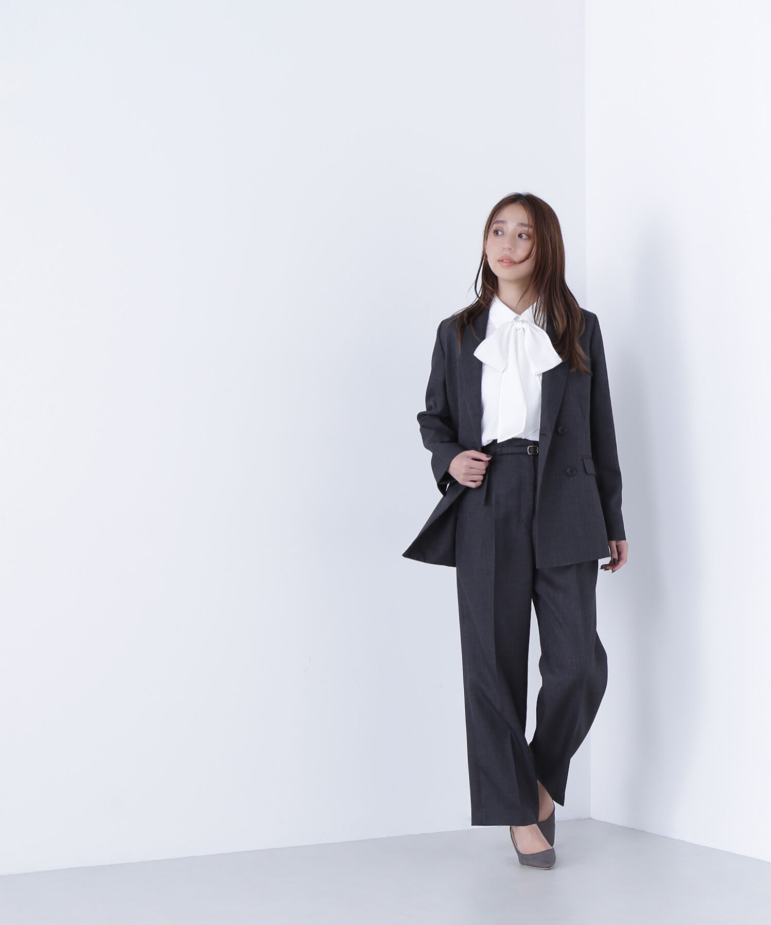  「シャークスキン SETUPダブルブレストジャケット」|その他|