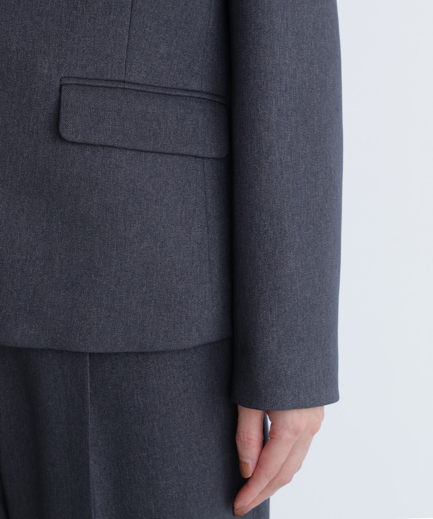  「ウーステッドライクツイル SETUP ノーカラージャケット」|その他|