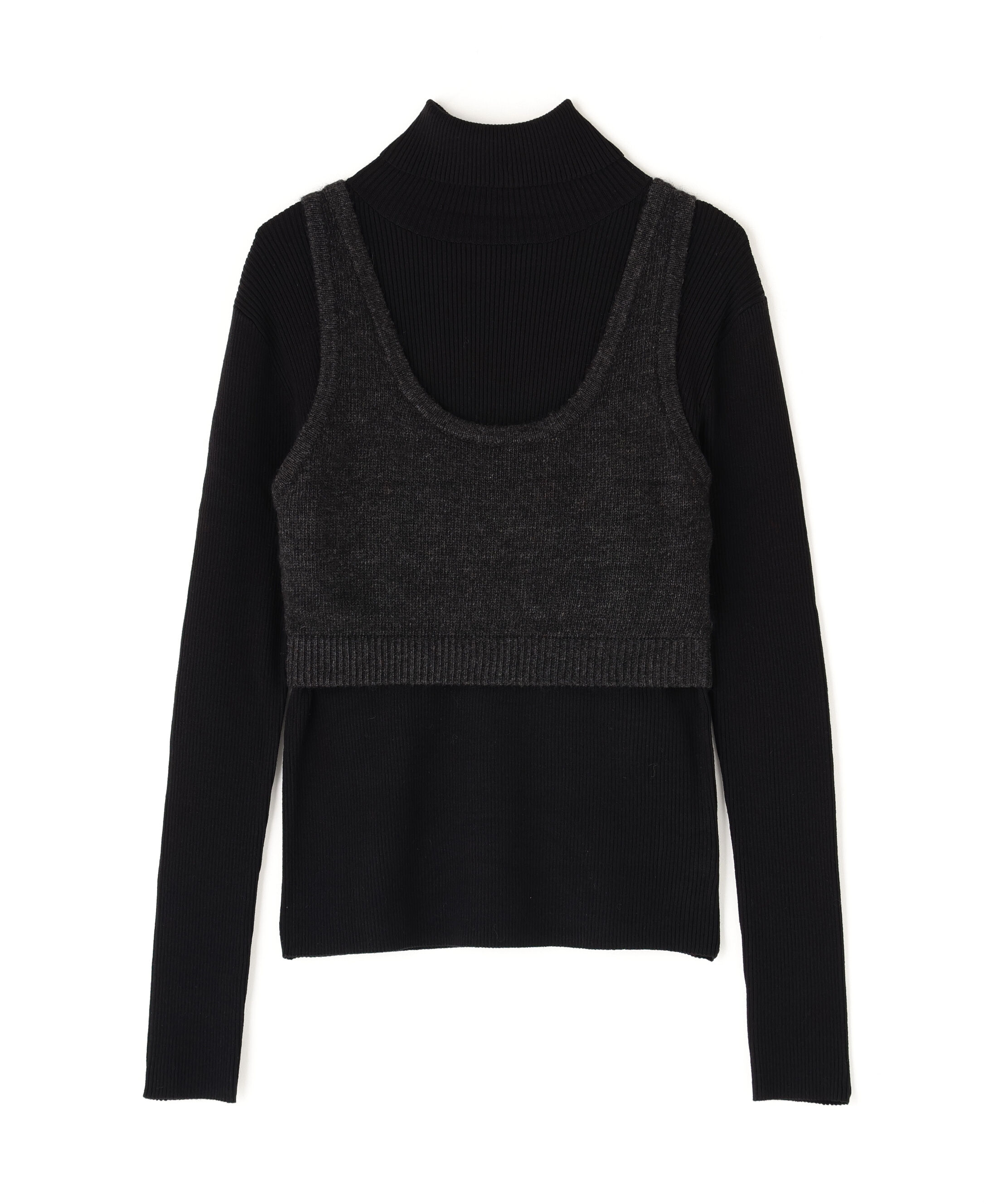  「ビスチェレイヤードニット」|ニット・セーター|