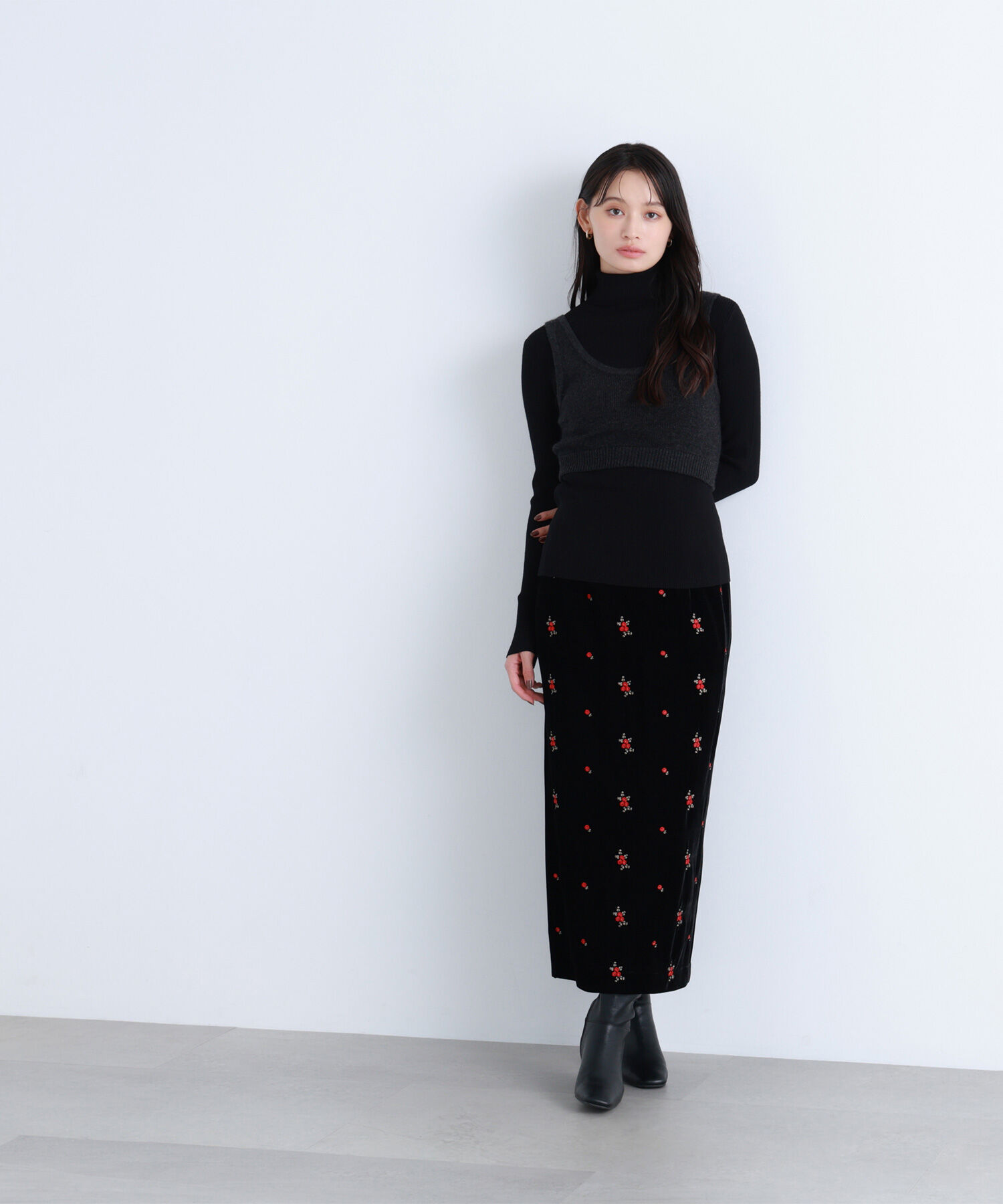  「ビスチェレイヤードニット」|ニット・セーター|