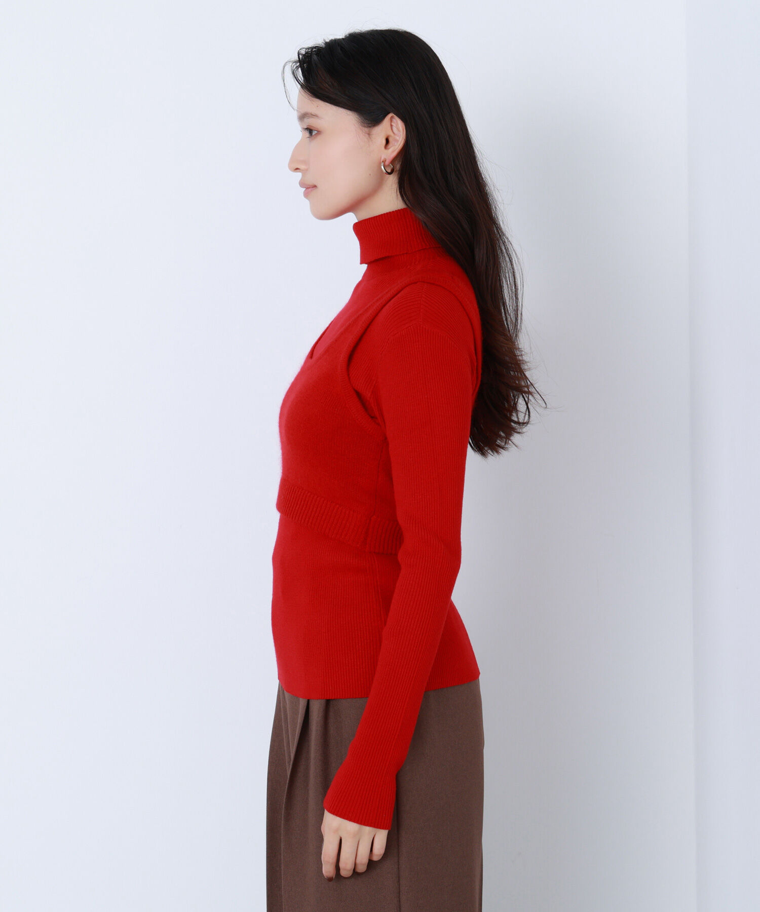  「ビスチェレイヤードニット」|ニット・セーター|