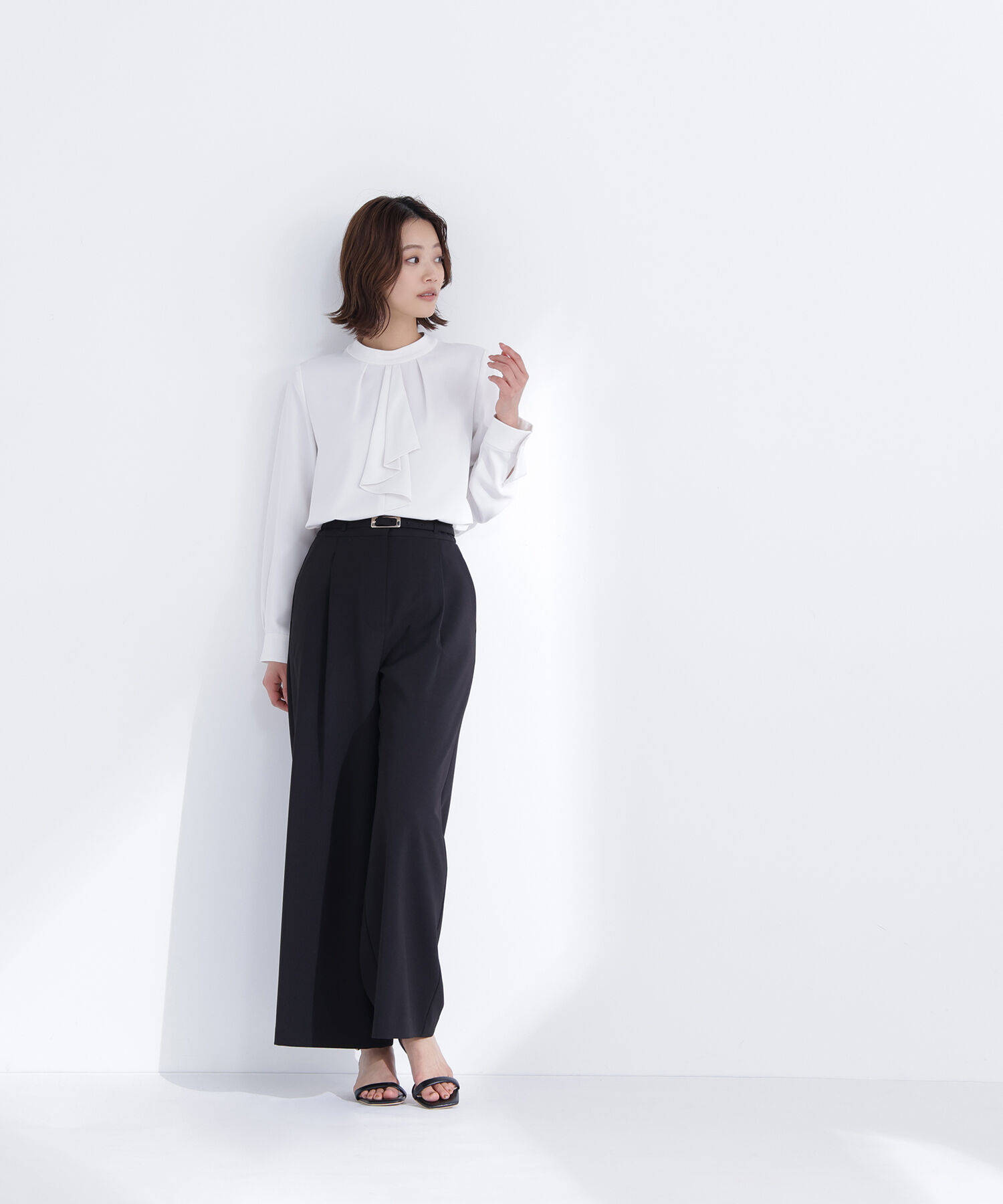  「ラッフルボウタイブラウス」|シャツ・ブラウス|