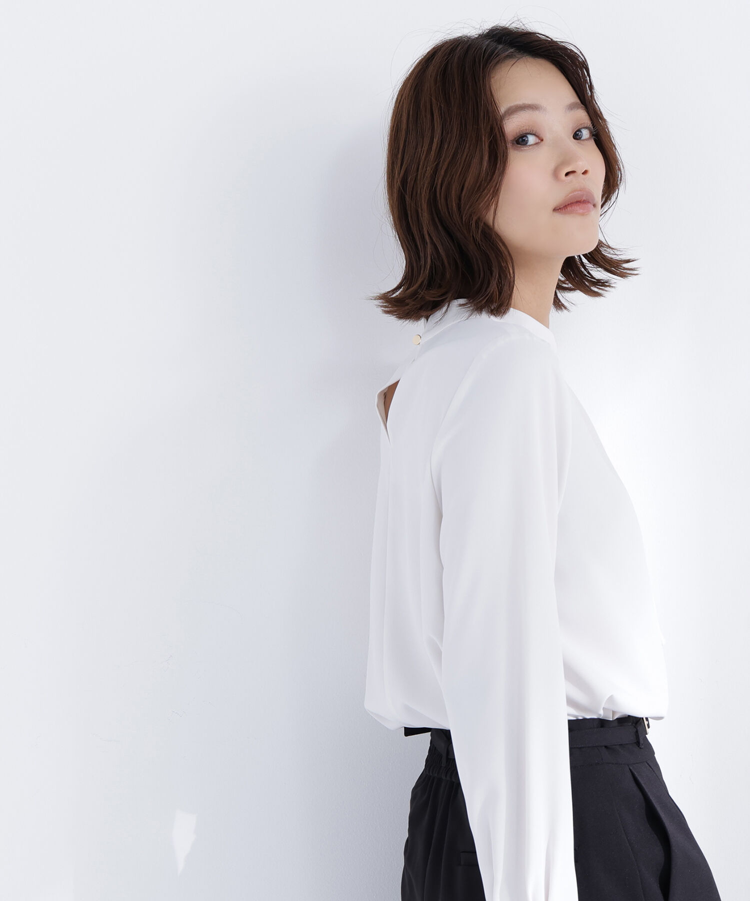  「ラッフルボウタイブラウス」|シャツ・ブラウス|