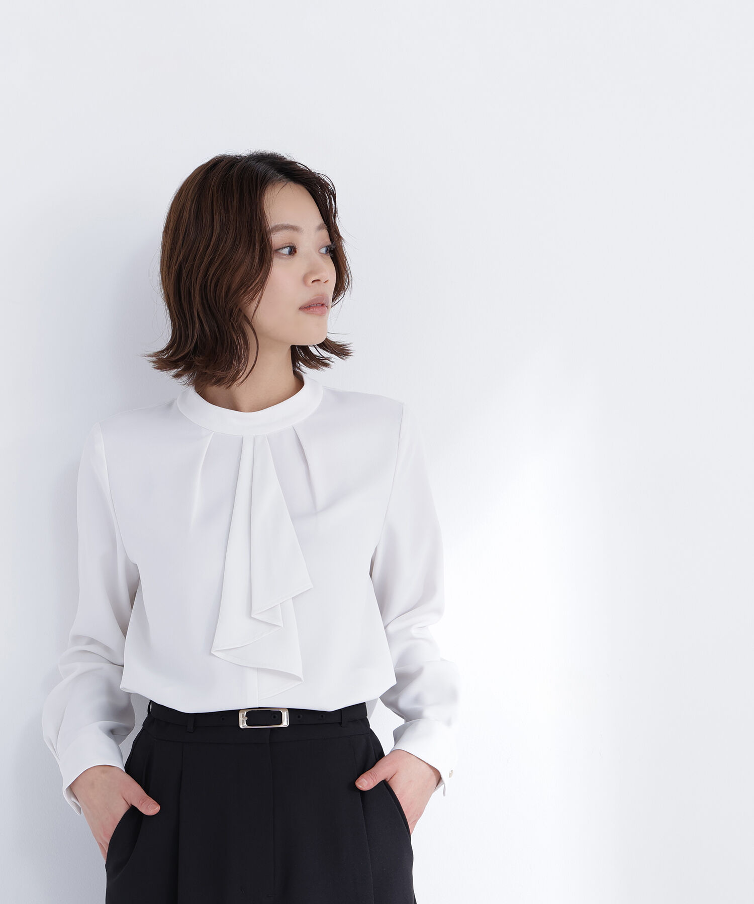  「ラッフルボウタイブラウス」|シャツ・ブラウス|