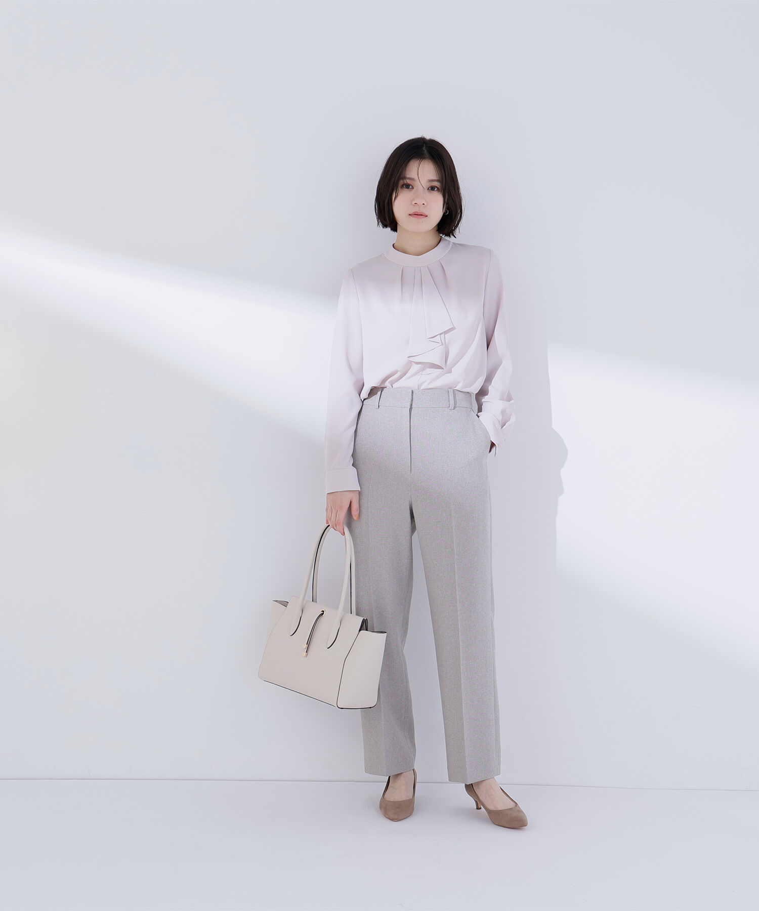  「ラッフルボウタイブラウス」|シャツ・ブラウス|