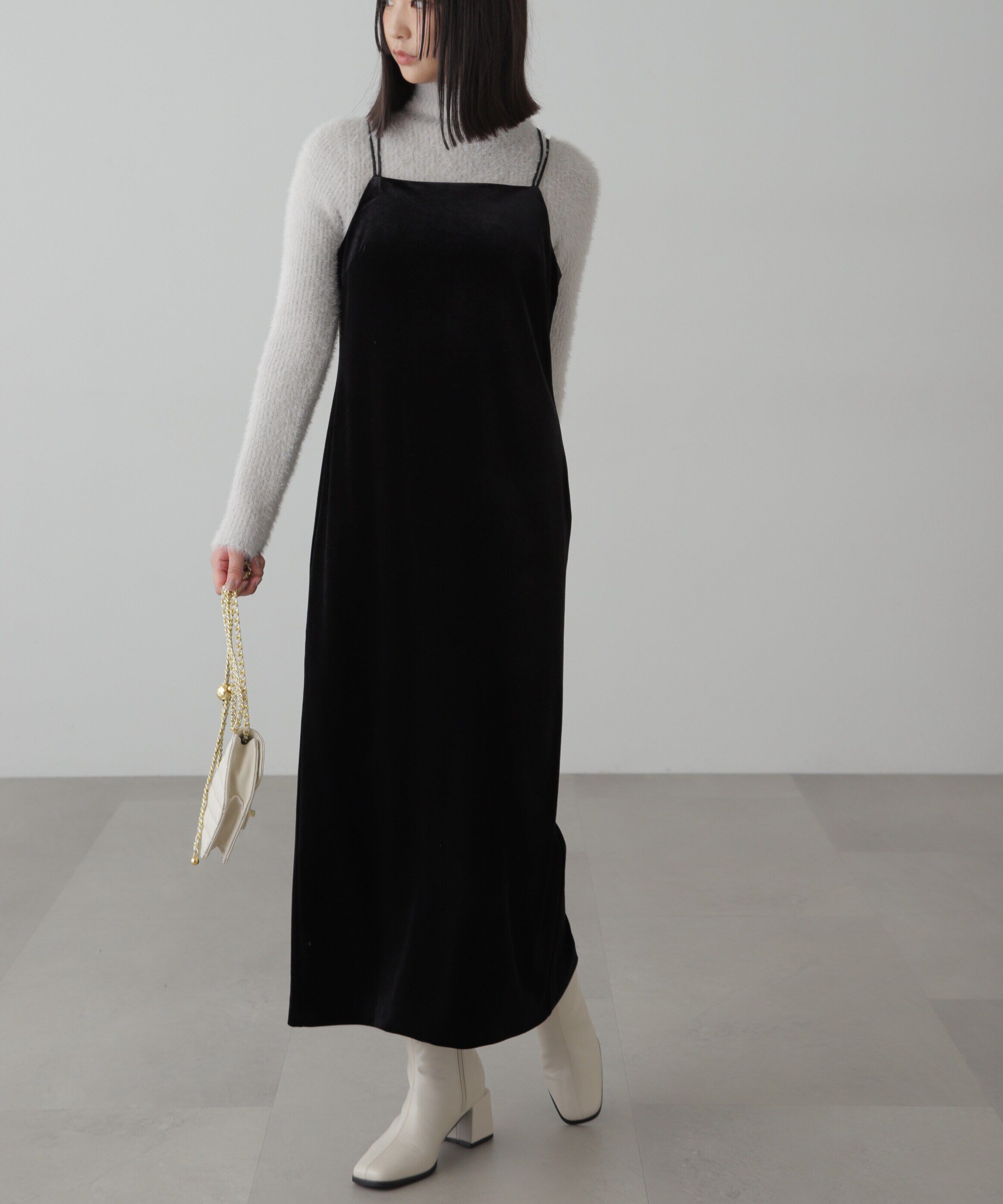  「コンパクトシャギーハイネックニット」|ニット・セーター|