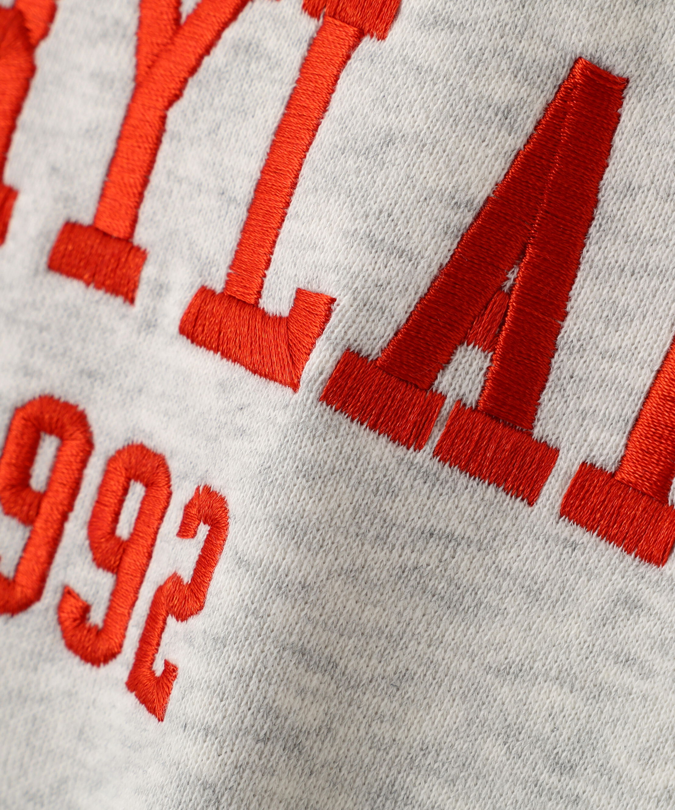  「カレッジロゴショート丈スウェット」|Tシャツ・カットソー|