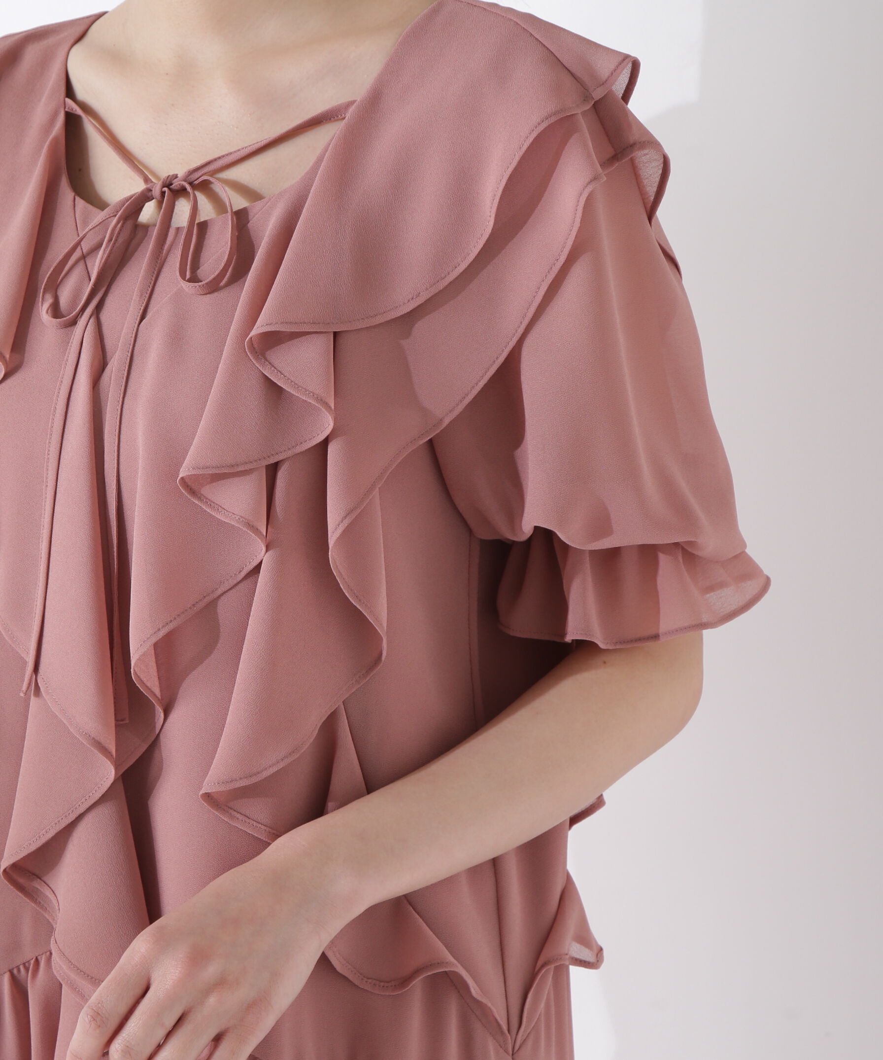 PROPORTION BODY DRESSING「《EDIT COLOGNE》ラッフルミニワンピース」|ワンピース|