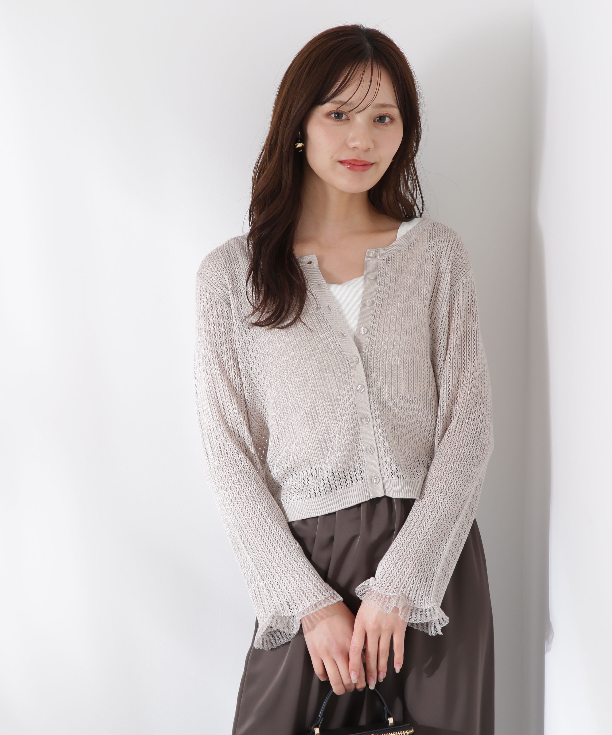 PROPORTION BODY DRESSING「シアードッキングカーディガン」|カーディガン|