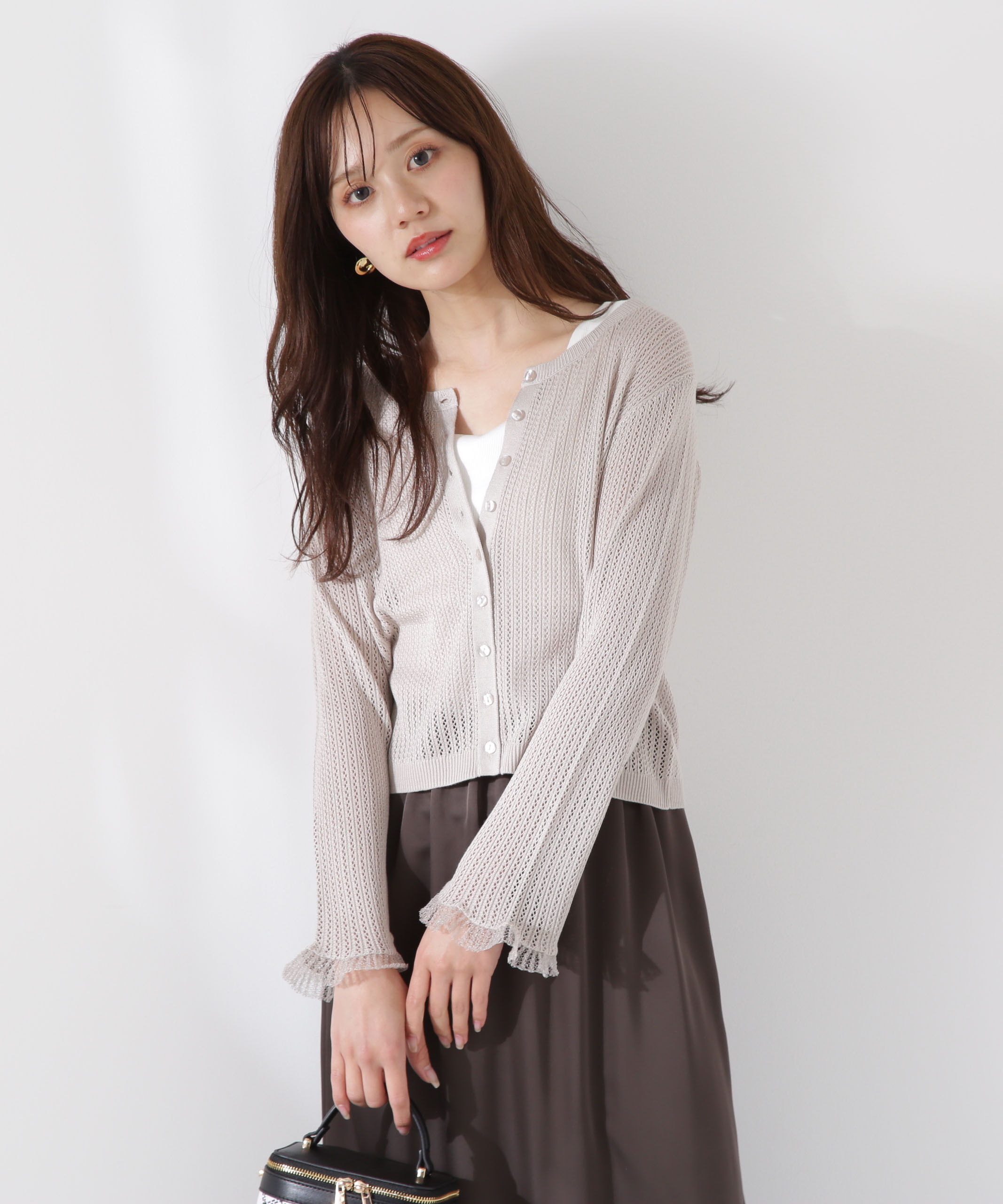 PROPORTION BODY DRESSING「シアードッキングカーディガン」|カーディガン|