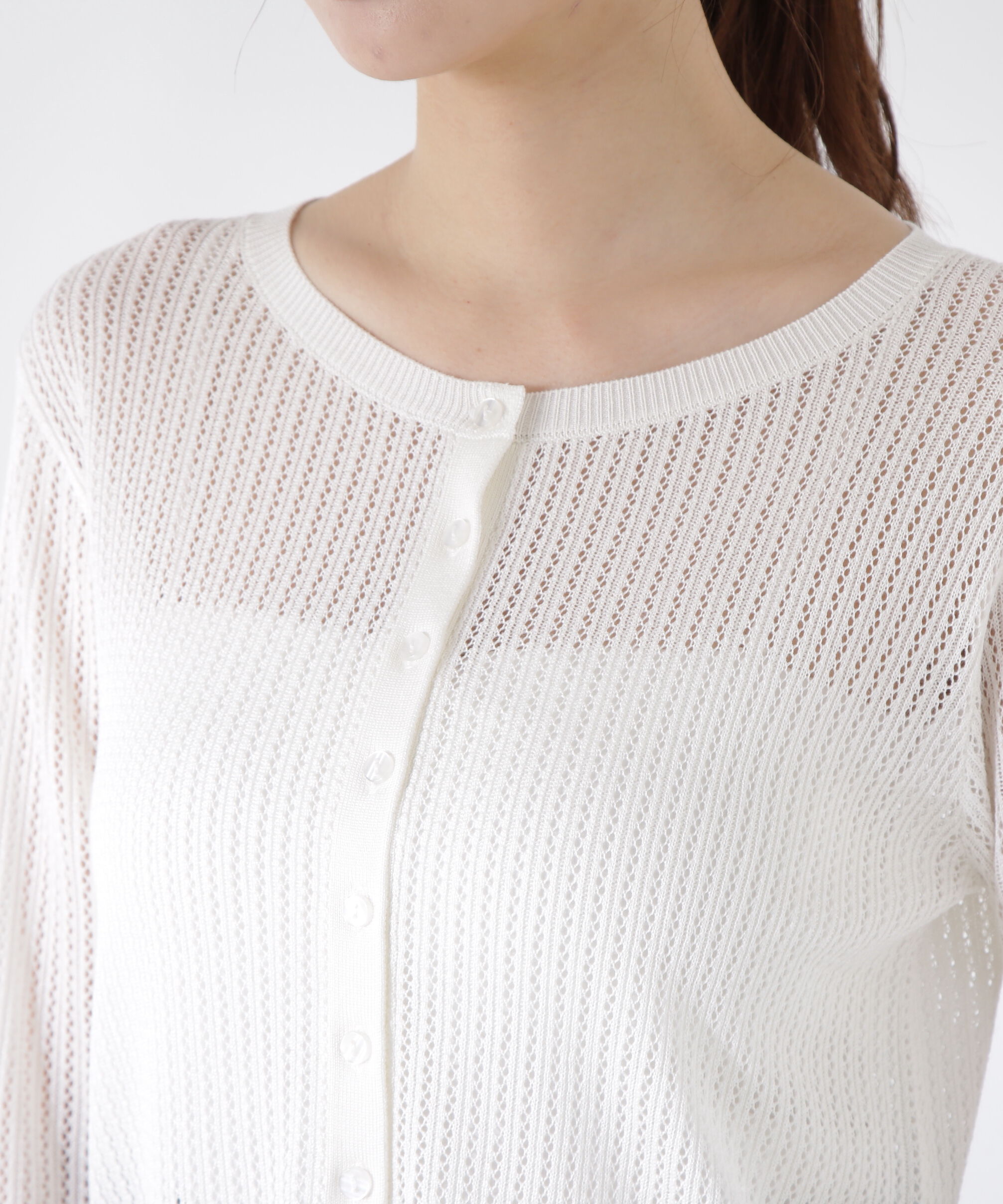 PROPORTION BODY DRESSING「シアードッキングカーディガン」|カーディガン|