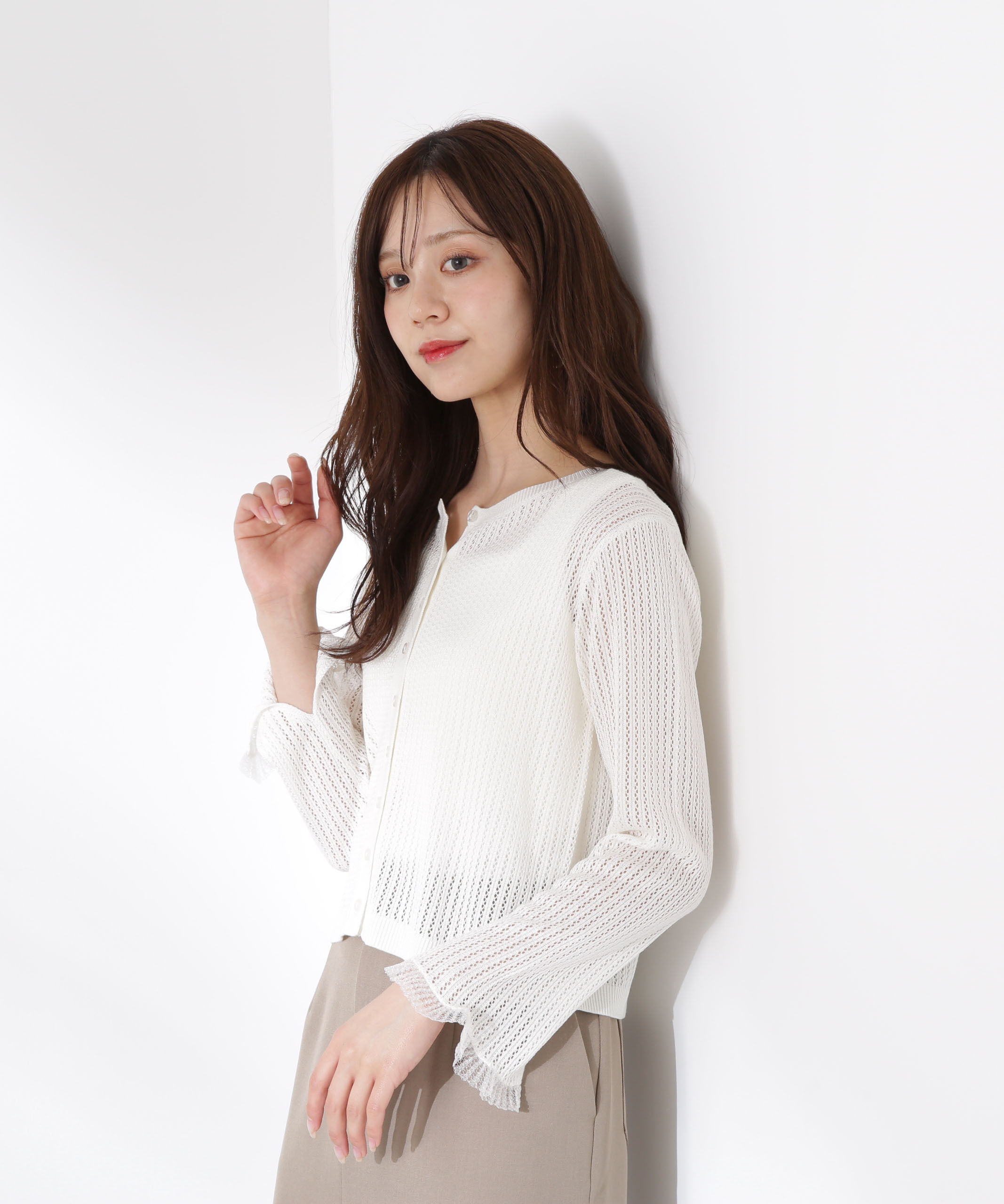 PROPORTION BODY DRESSING「シアードッキングカーディガン」|カーディガン|