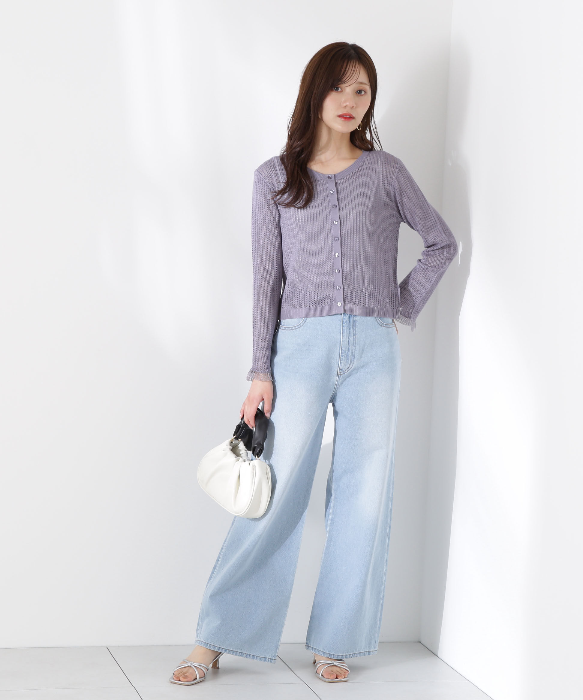 PROPORTION BODY DRESSING「シアードッキングカーディガン」|カーディガン|