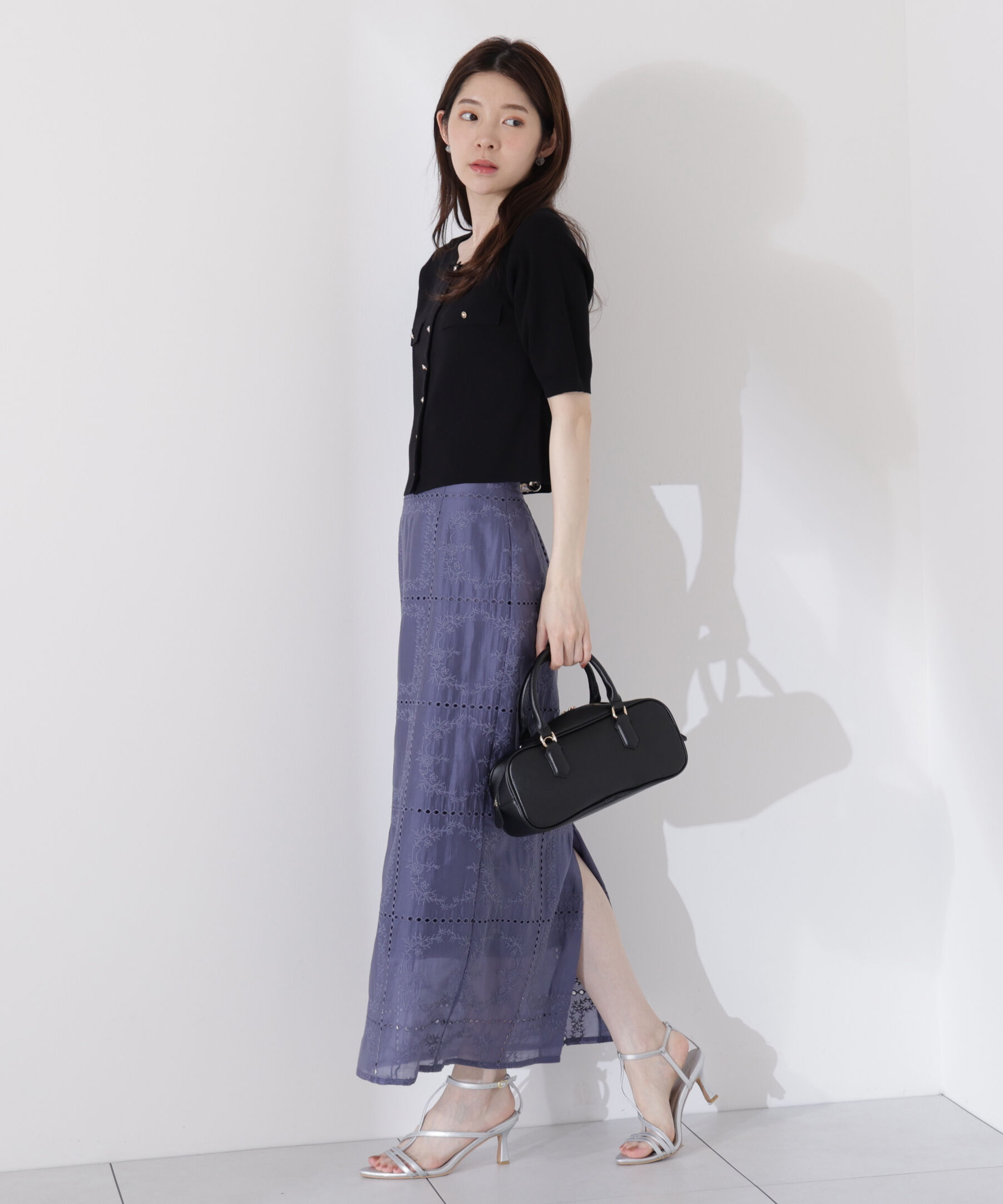 PROPORTION BODY DRESSING「シアーパネルレーススカート」|スカート|