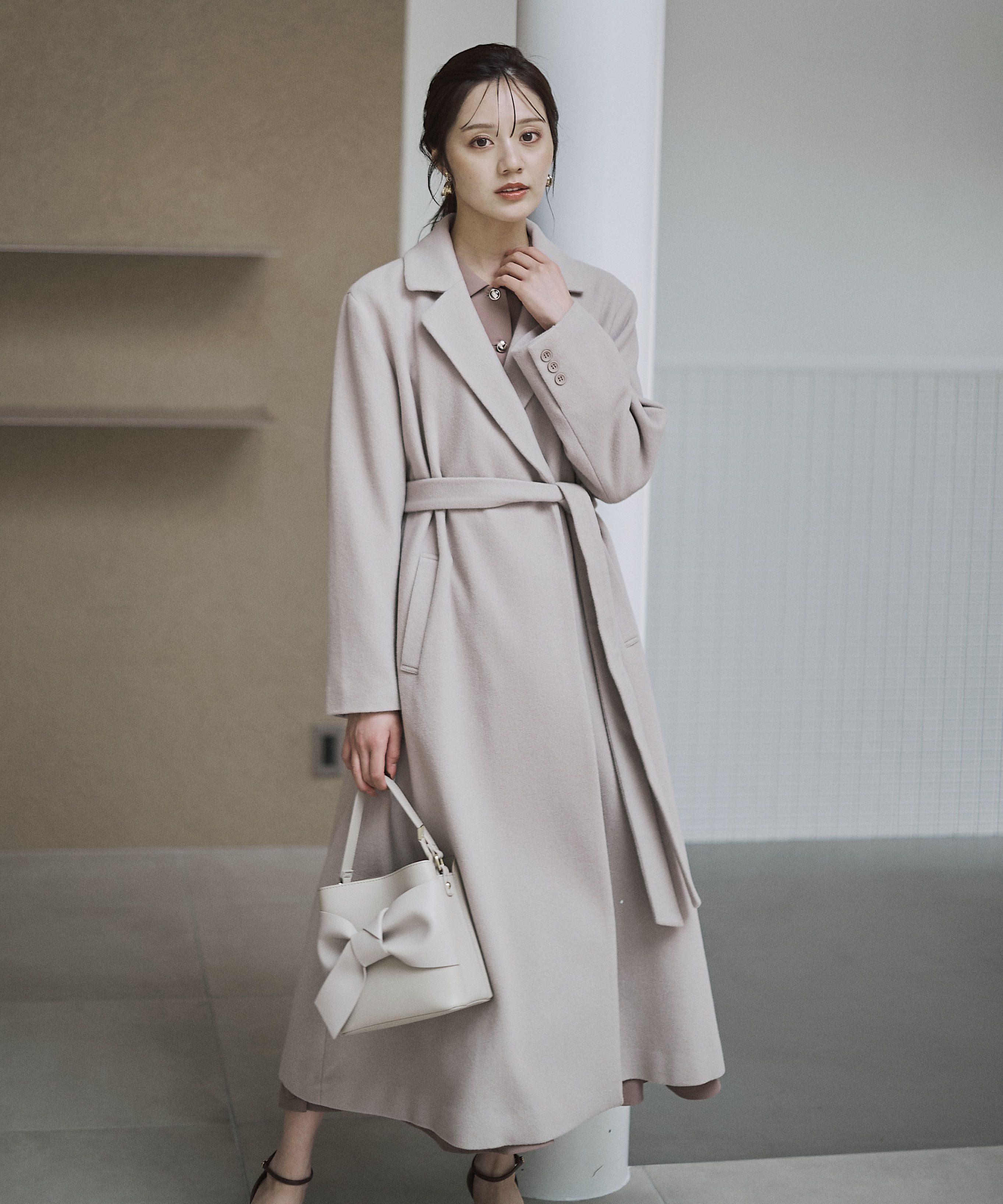 PROPORTION BODY DRESSING「ベルテッドレディーコート 25AW」|その他|