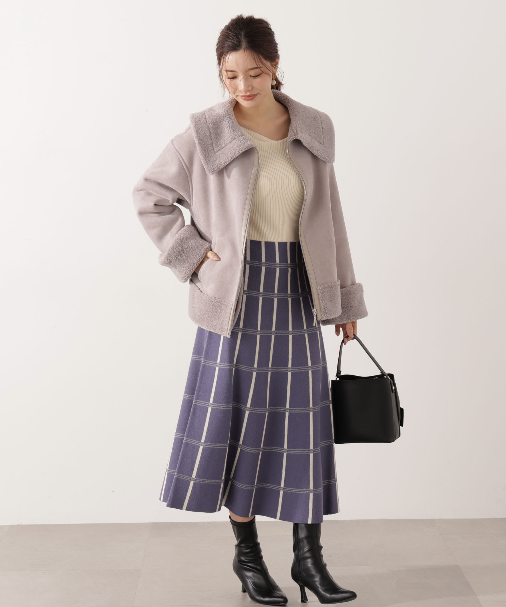 PROPORTION BODY DRESSING「フェイクムートン 25AW」|ブルゾン・スタジャン|