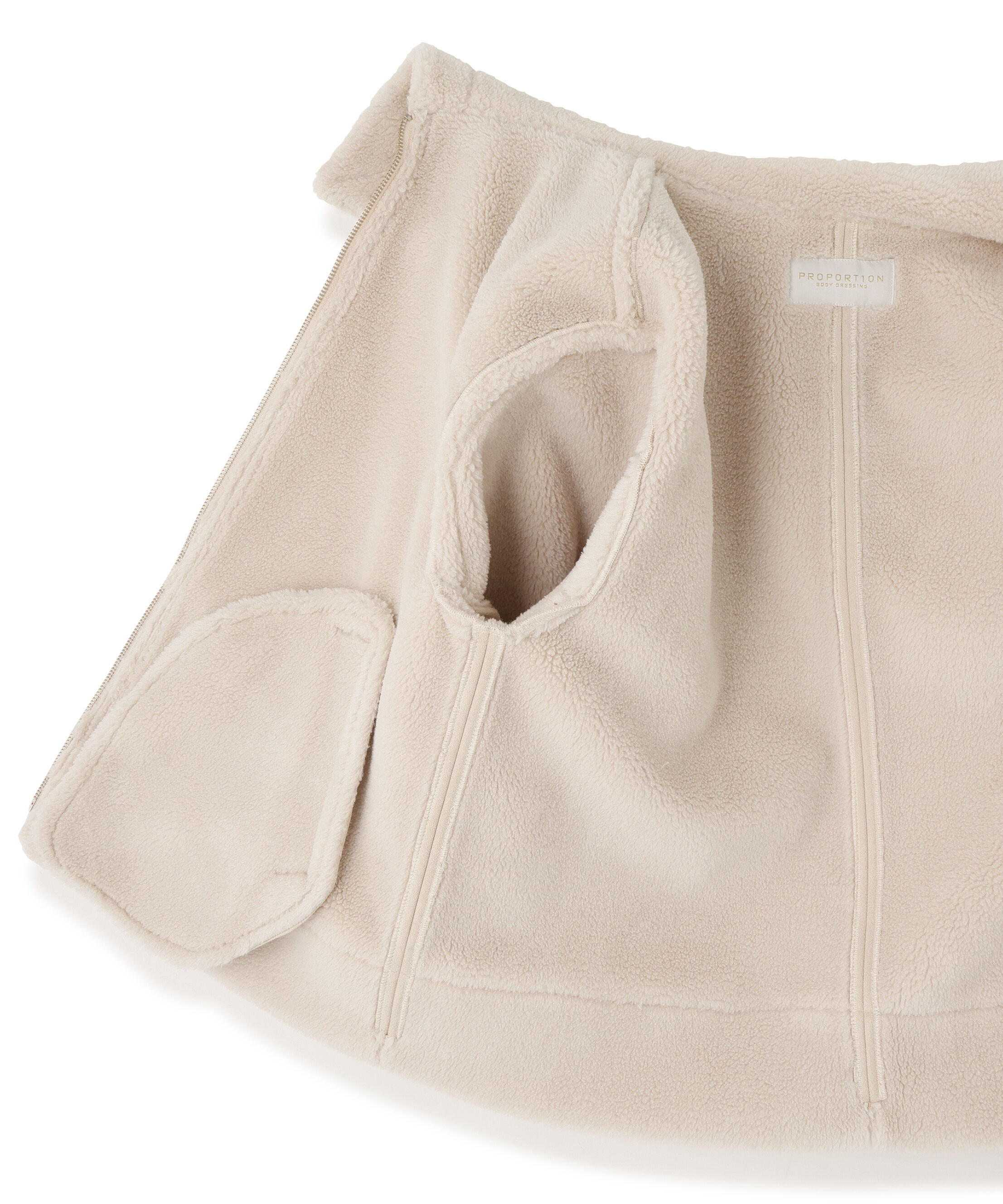 PROPORTION BODY DRESSING「フェイクムートン 25AW」|ブルゾン・スタジャン|