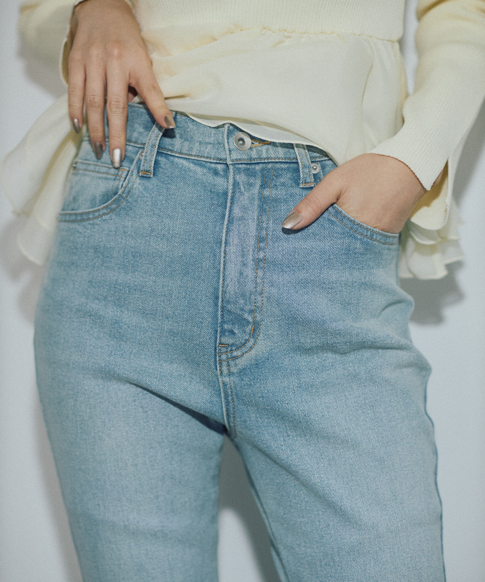 PROPORTION BODY DRESSING「〈a/mie〉フレアデニムパンツ　26SS」|その他|