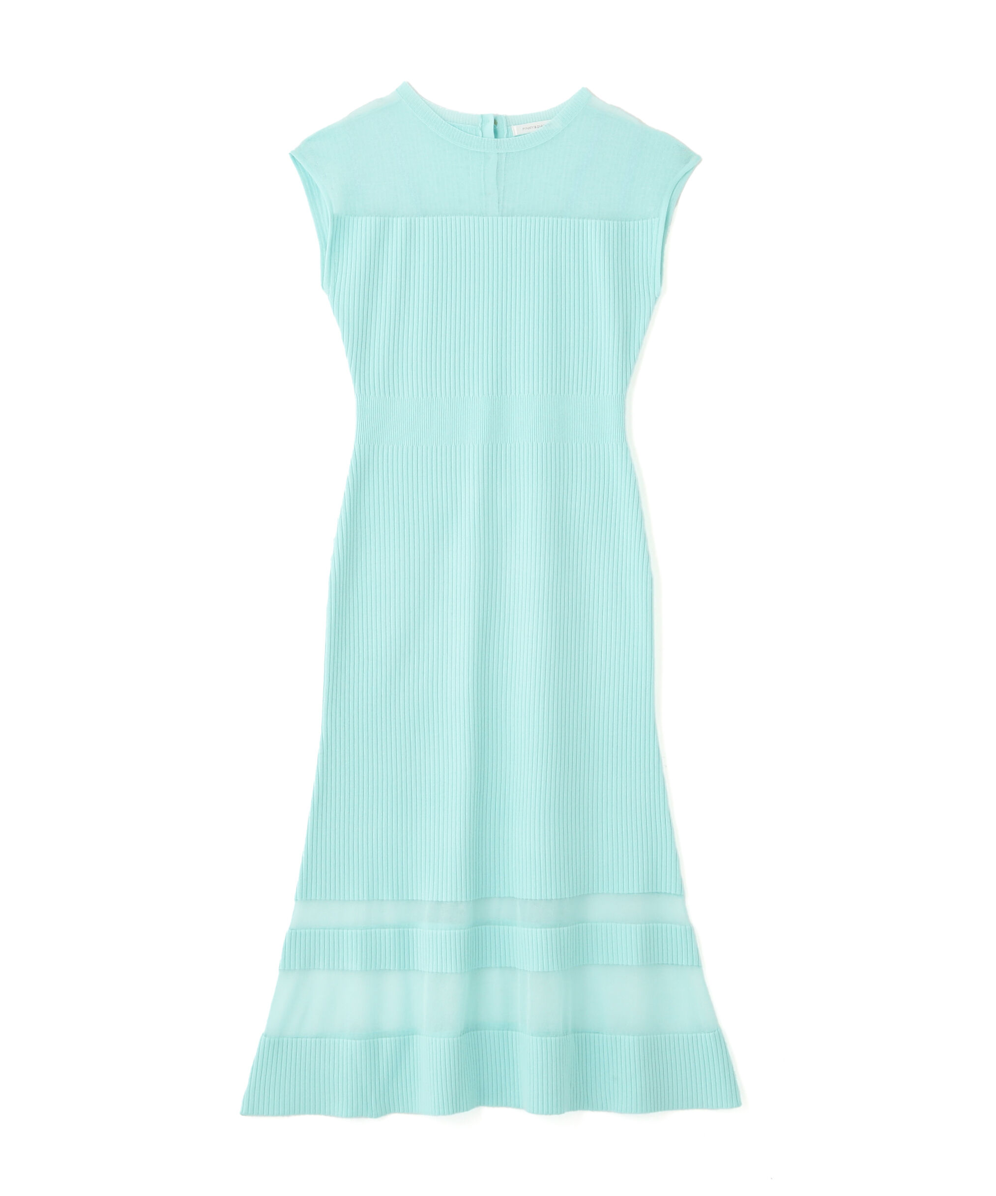  「◆シアーコンビマーメイドニットワンピース」|ワンピース|