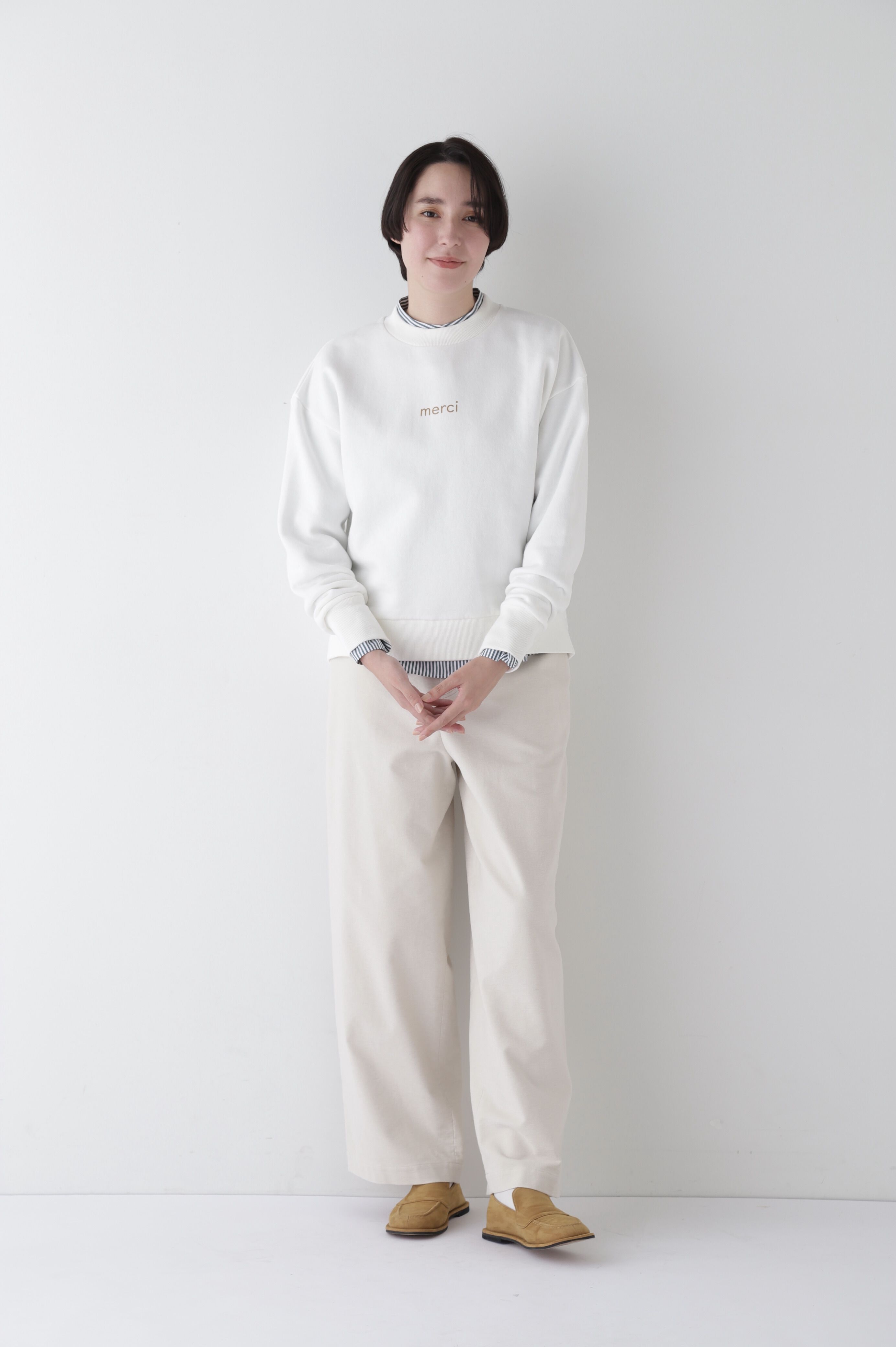  「◆ストレッチエアリードットコードセミワイドバレルパンツ」|その他|