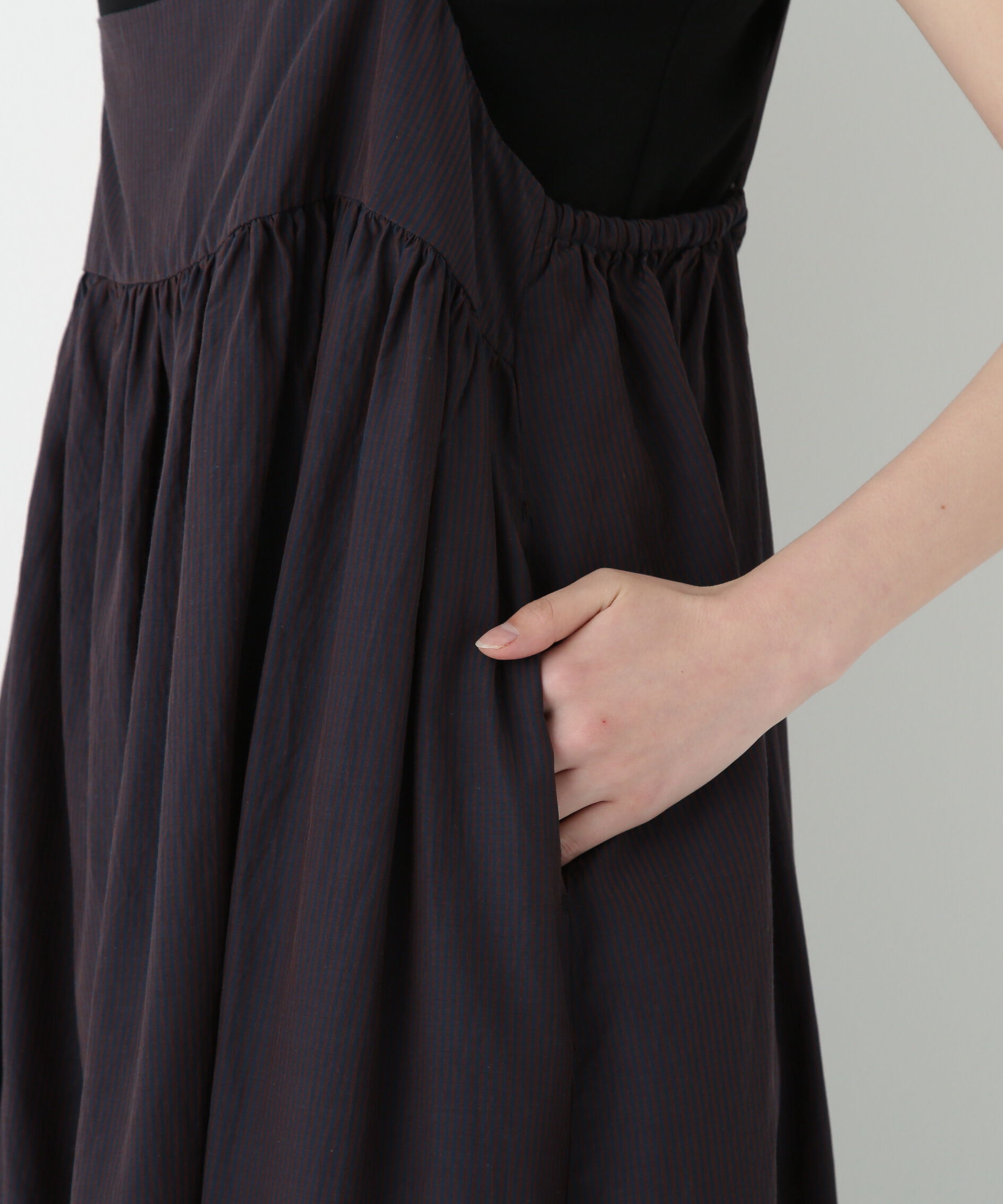  「◆ストライプローンキャミソールワンピース」|ワンピース|