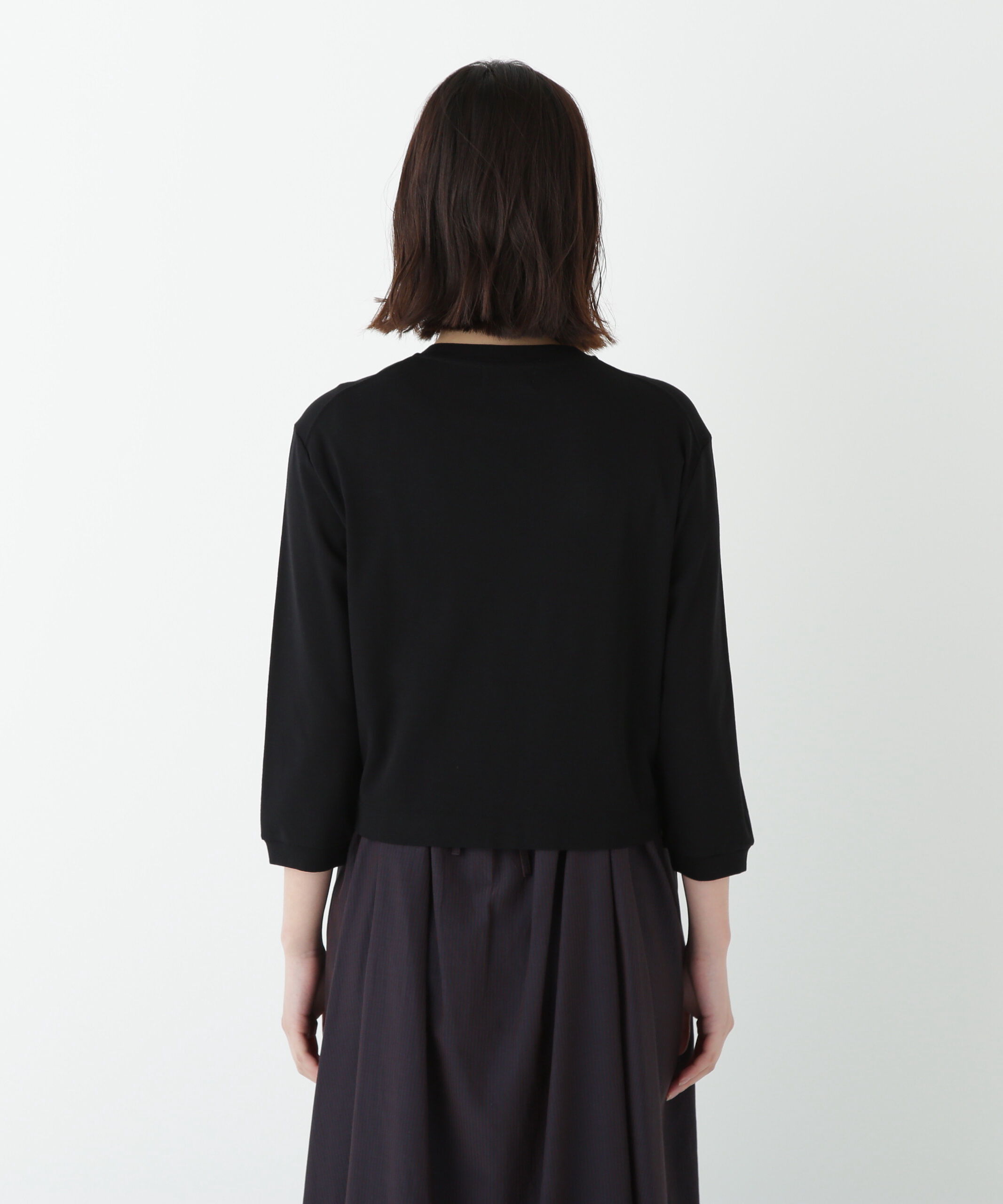  「◆クルーネックフライスカットソーカーディガン」|Tシャツ・カットソー|